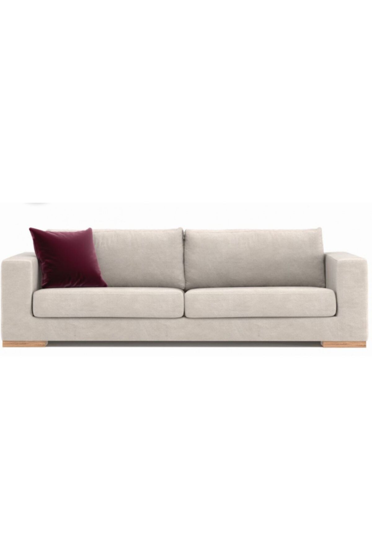 Madame Home Modern Keten Kanepe Krem