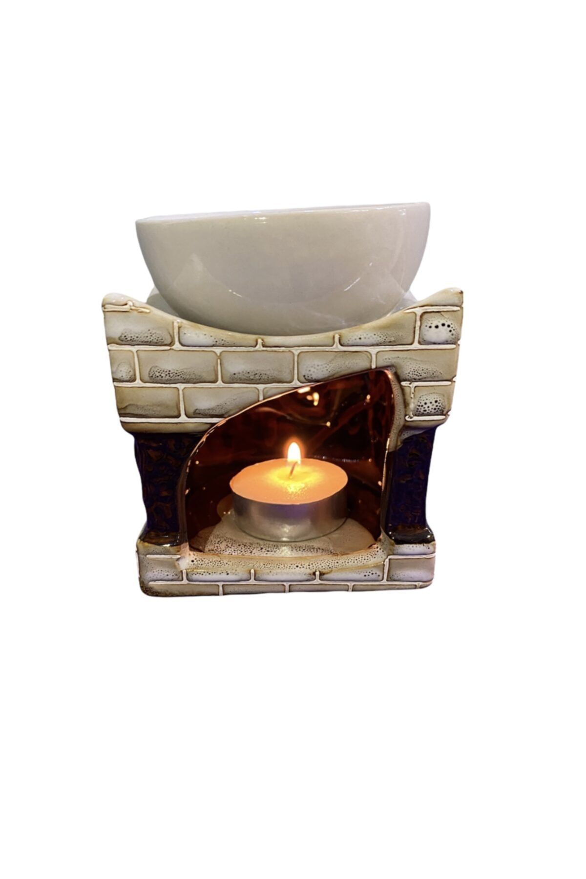 Opia Design Products Dekoratif Fil Model Beyaz Buhurdanlık