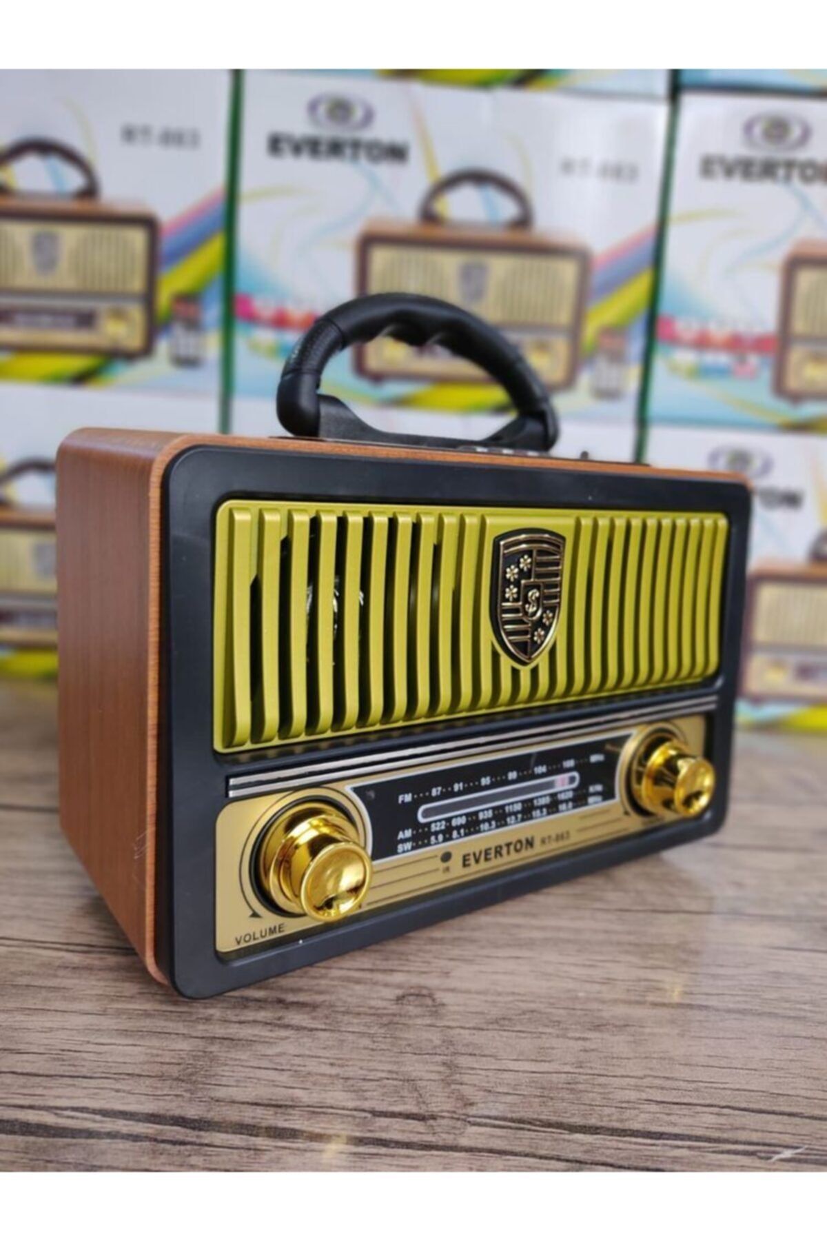 touchhouse Everton Rt-863bt Usb/sd/fm/bluetooth Destekli Kumandalı Nostaljik Radyo