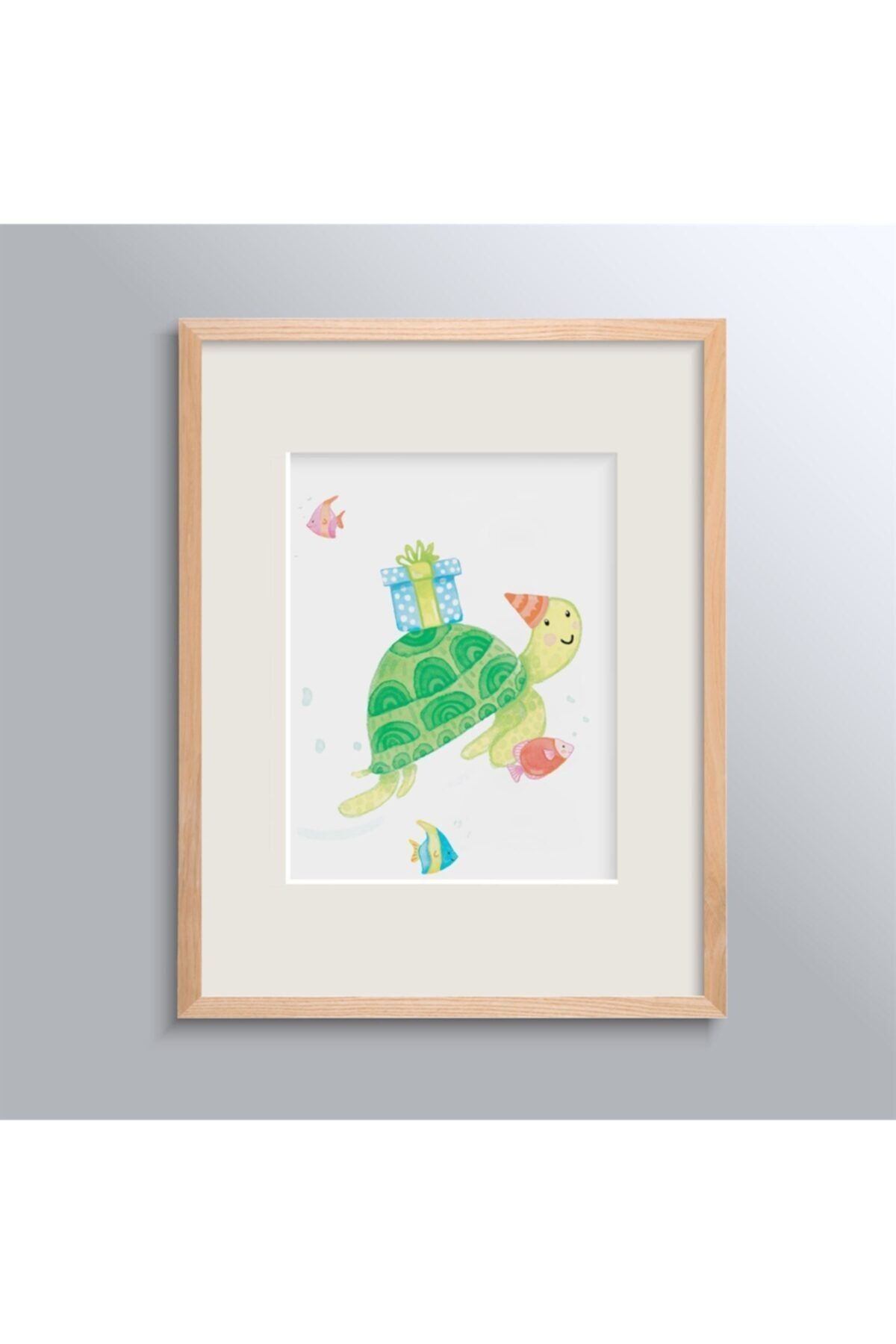 HAPPY FOLKS PROJECT Mr. Turtle (Çerçeveli)