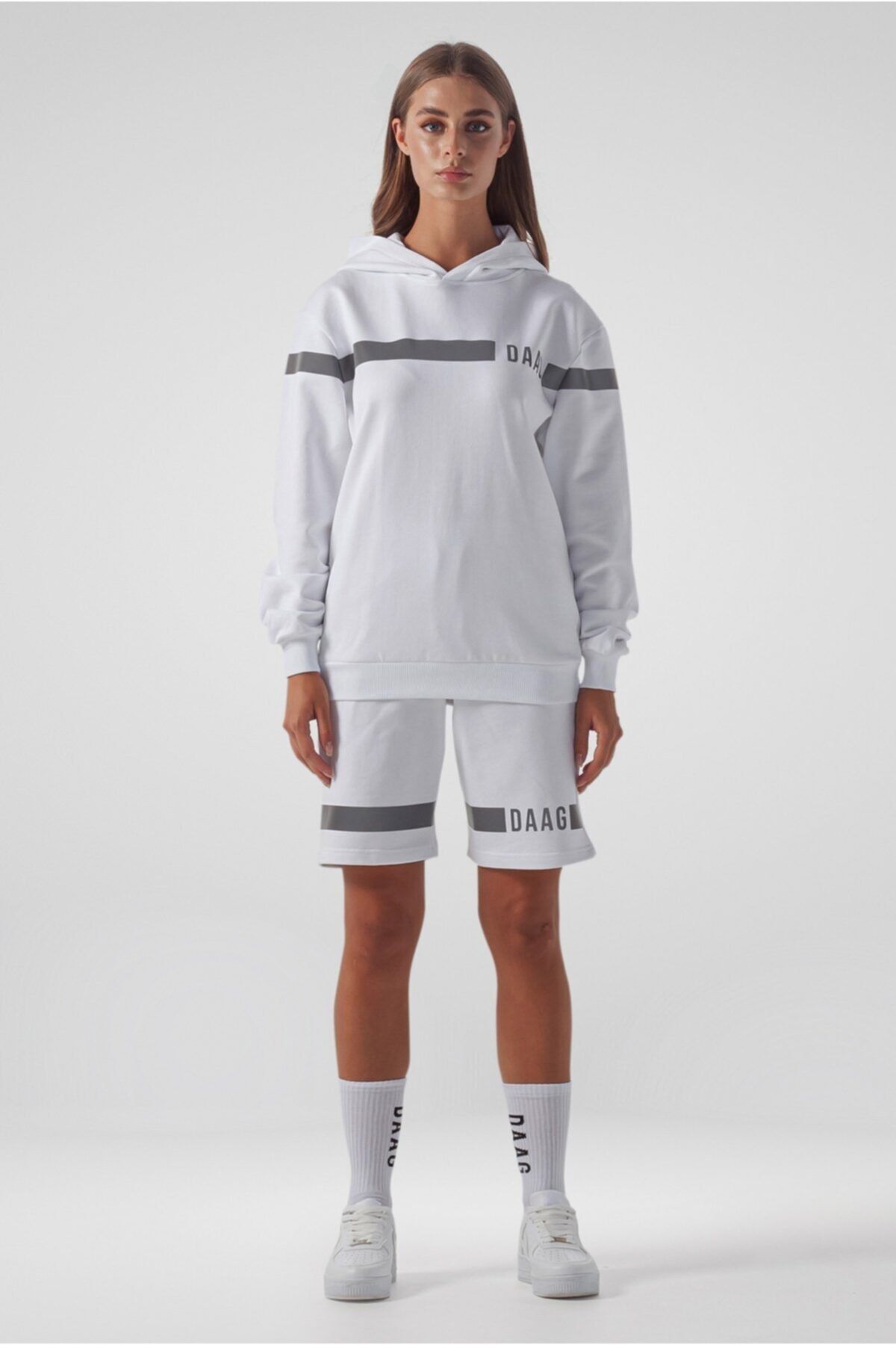 daag Unisex Beyaz Şort