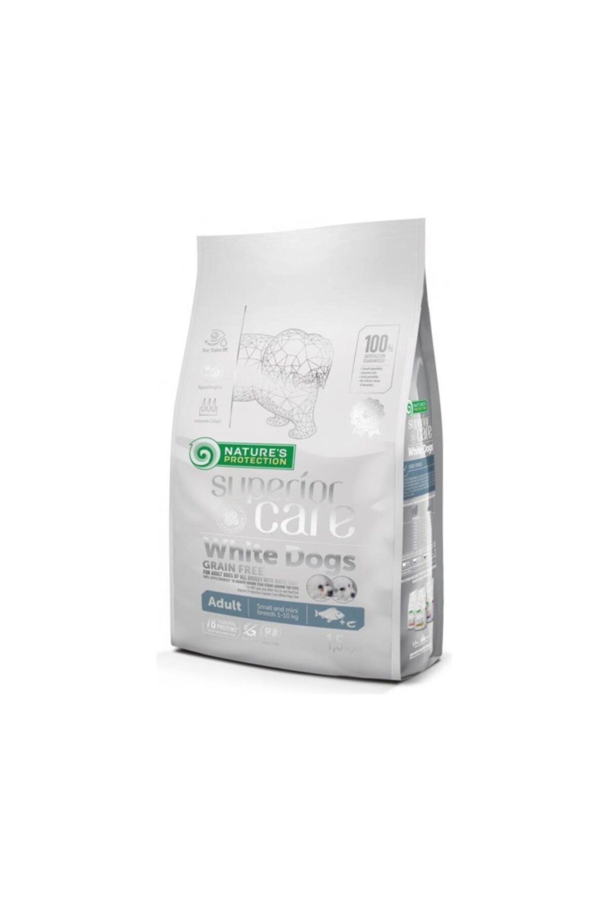 Nature's Protection White Dogs Küçük Irk Beyaz Köpek Maması 1.5 Kg