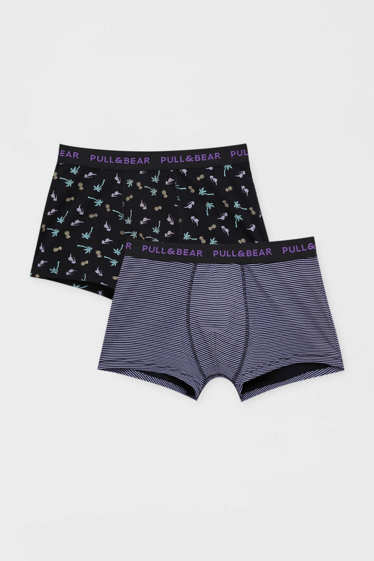 Pull & Bear 2li Ananas Desenli Boxer Paketi
