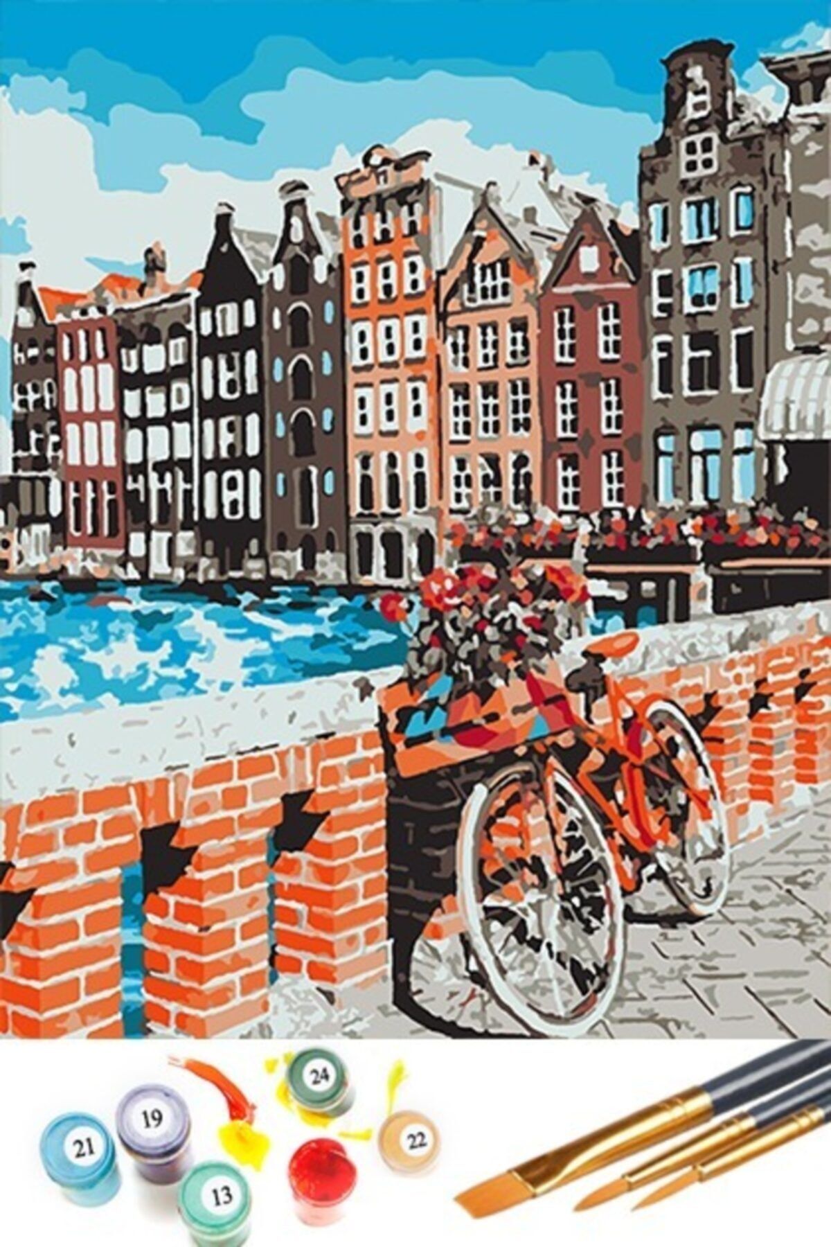 Tabdiko Sayılarla Boyama Hobi Seti 40x50 Cm Amsterdam