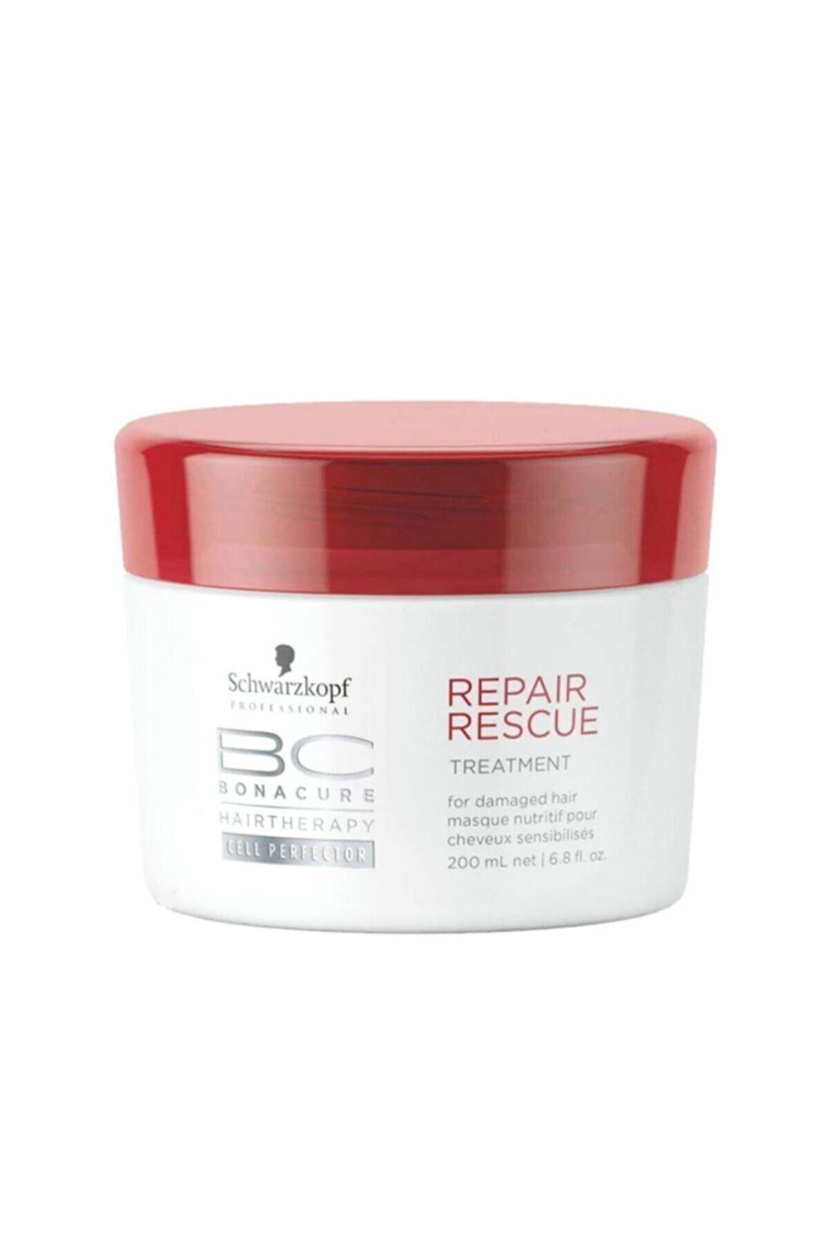 Schwarzkopf Bc Bonacure Repair Rescue Acil Kurtarma Maske 200 ml