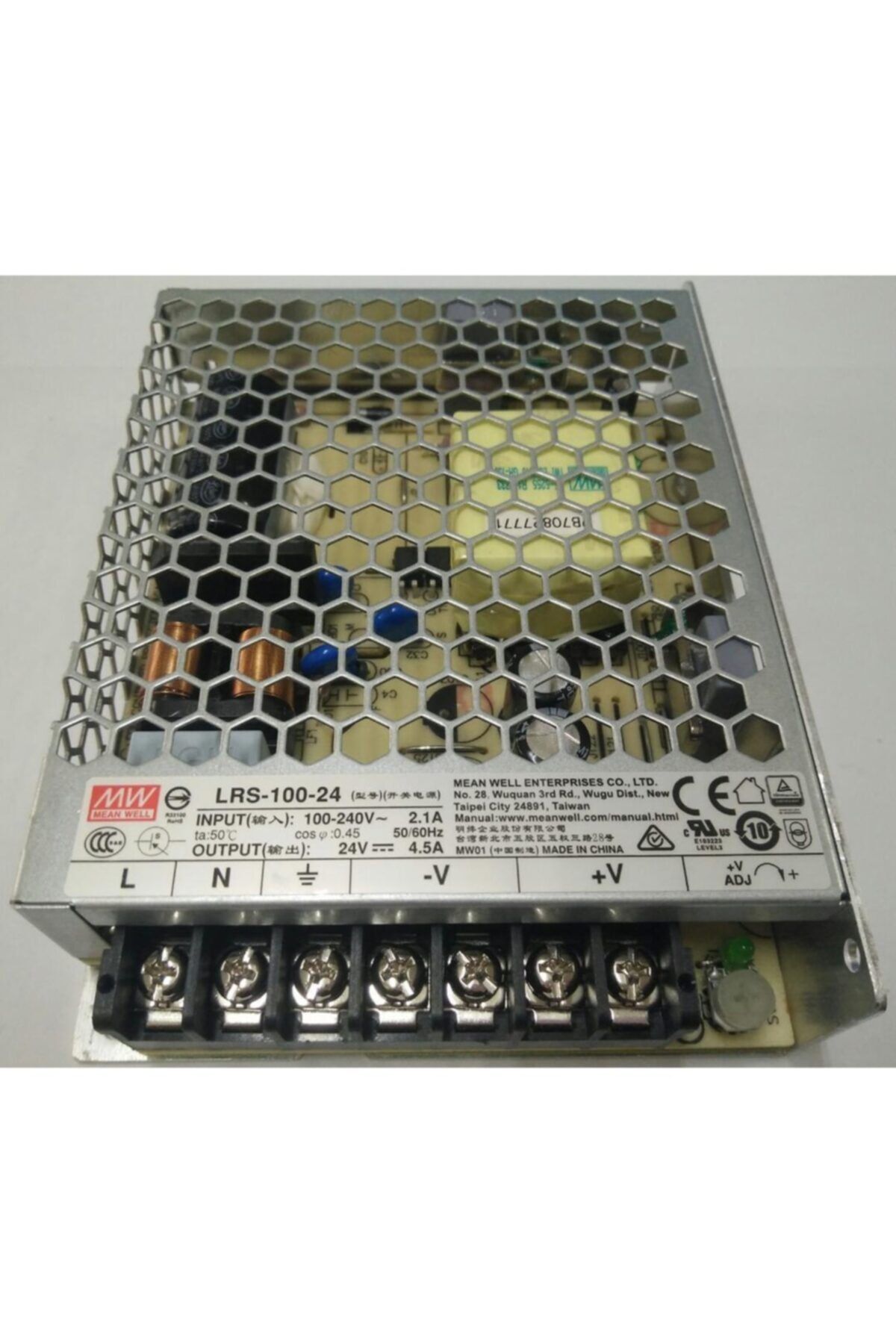 Meanwell Lrs-100-24, 24vdc 4.5a 108w Güç Kaynağı
