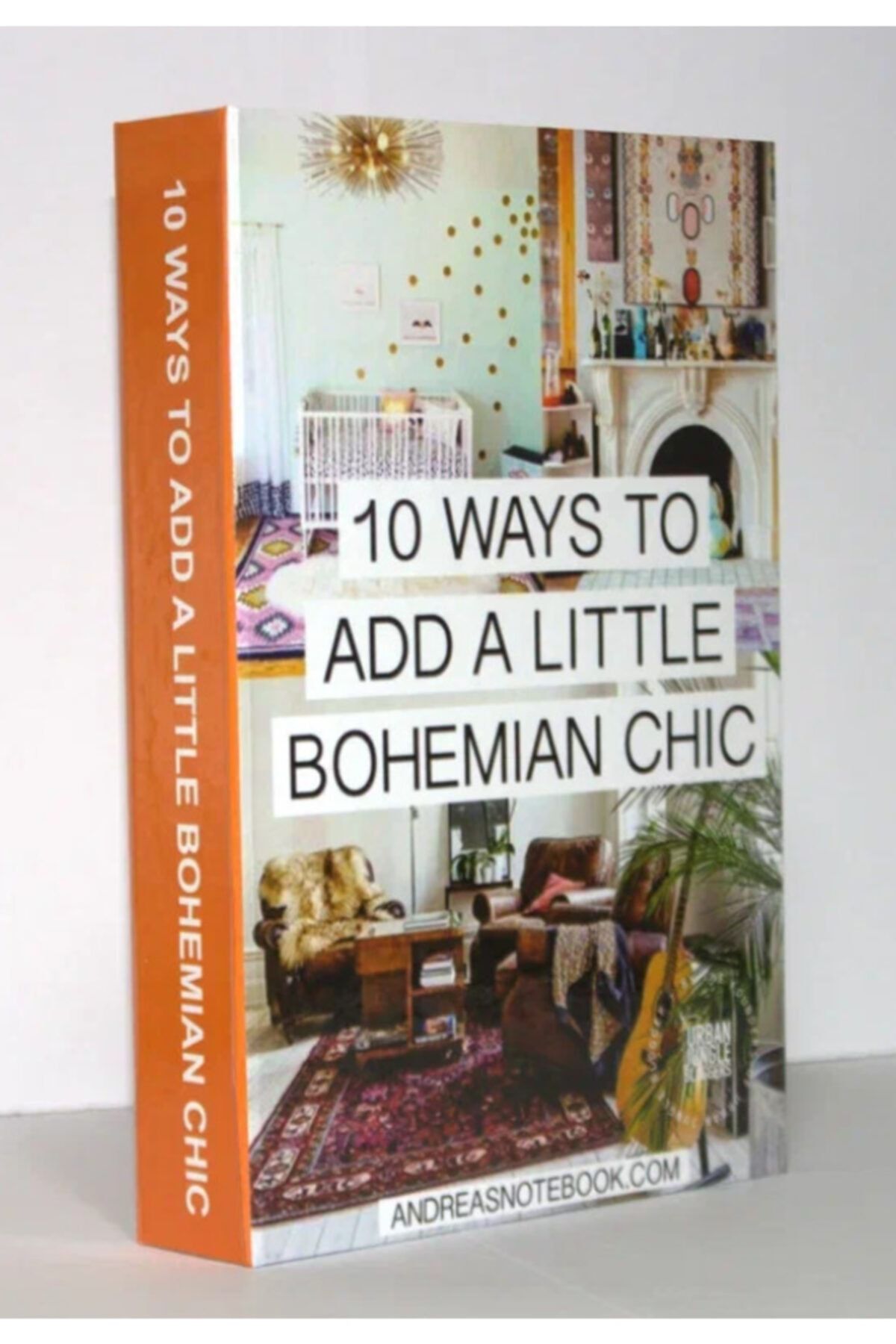 MagicHomeDecor Bohemıan Chic Dekoratif Kitap Kutusu