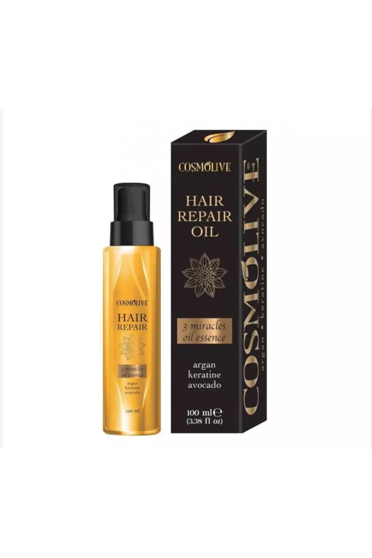 Cosmolive Cosmolıve Saç Onarıcı Yağ Argan Keratin Avokado