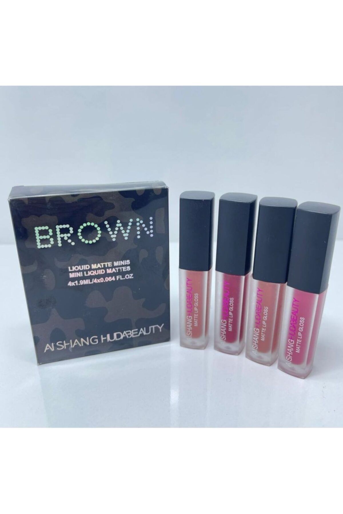 luzvalentex Huda Beuty Brown4 Lü Likit Ruj Set