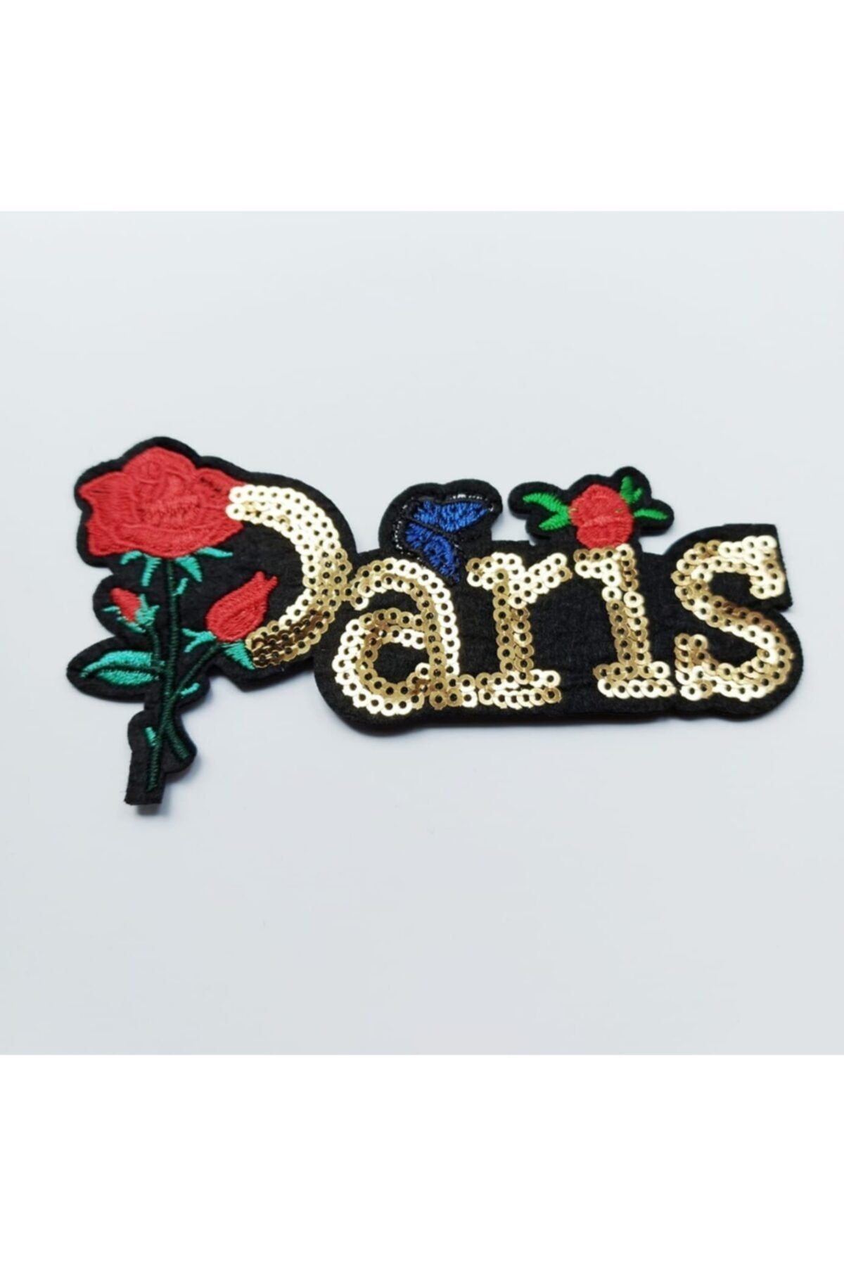 Sheen Dmr Ütü Ile Yapışan Payetli Nakışlı Paris Arma Yama Patch