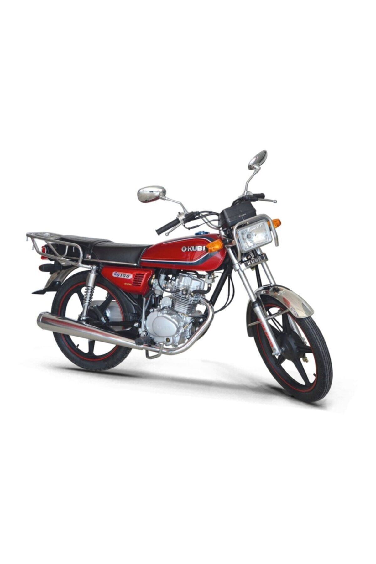Kuba Km125-6 Plus Çelik Jant Motorsiklet Kırmızı