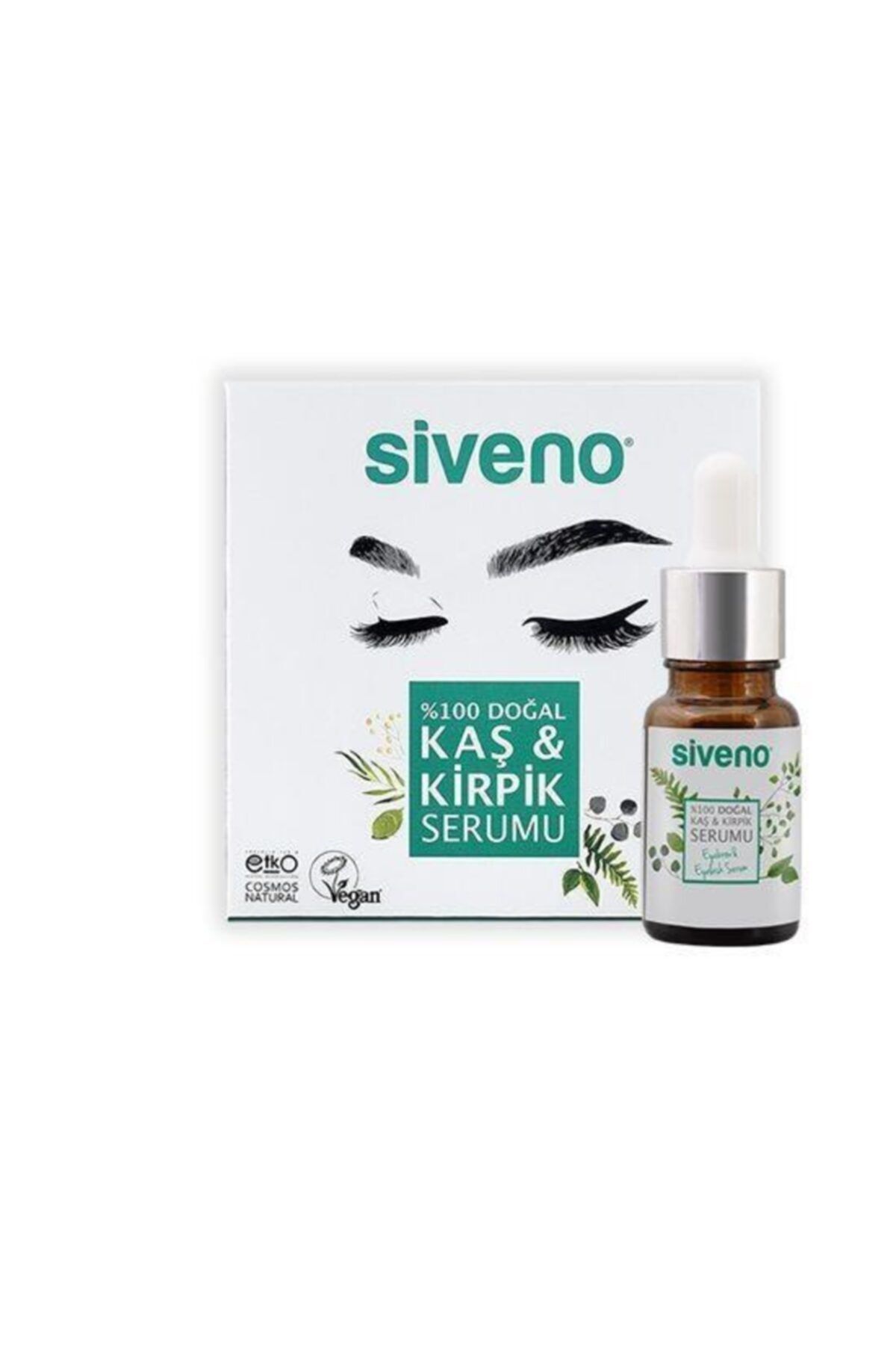 Siveno %100 Doğal Kaş Kirpik Serumu 10 ml
