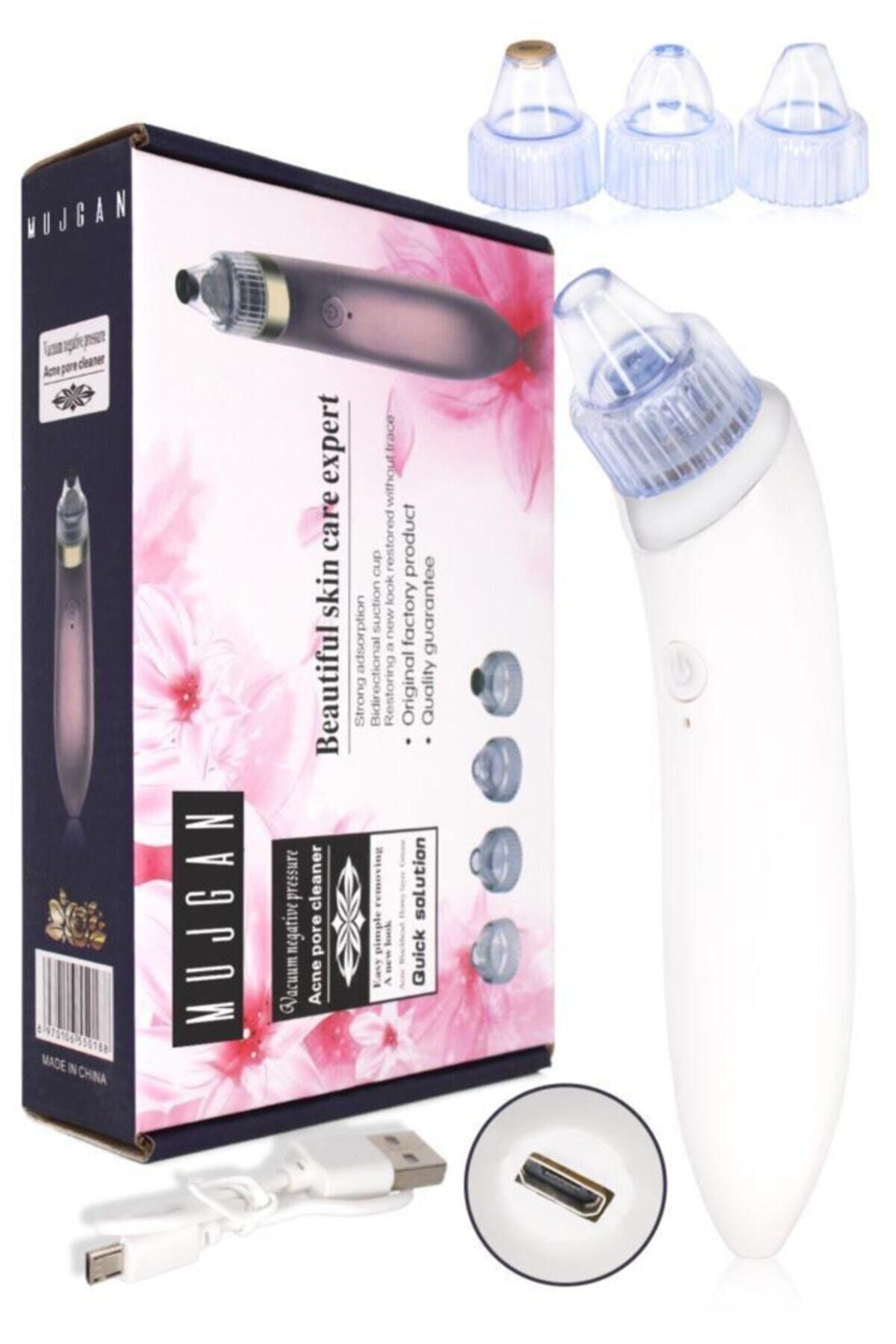 MUJGAN Xn-8030 Profesyonel Vakumlu Siyah Nokta Ve Akne Temizleme Şarjlı