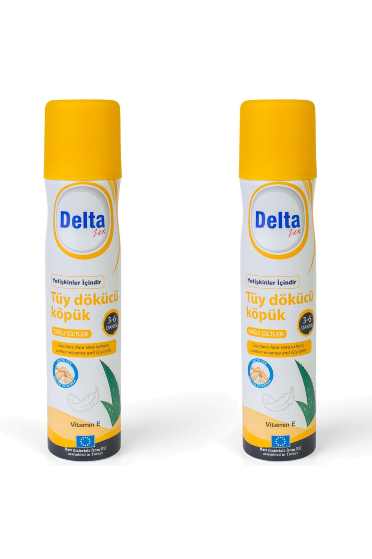 Delta Toy 2 Kutu Delta Tüy Dökücü Köpük Yağlı Ciltler 200 Ml