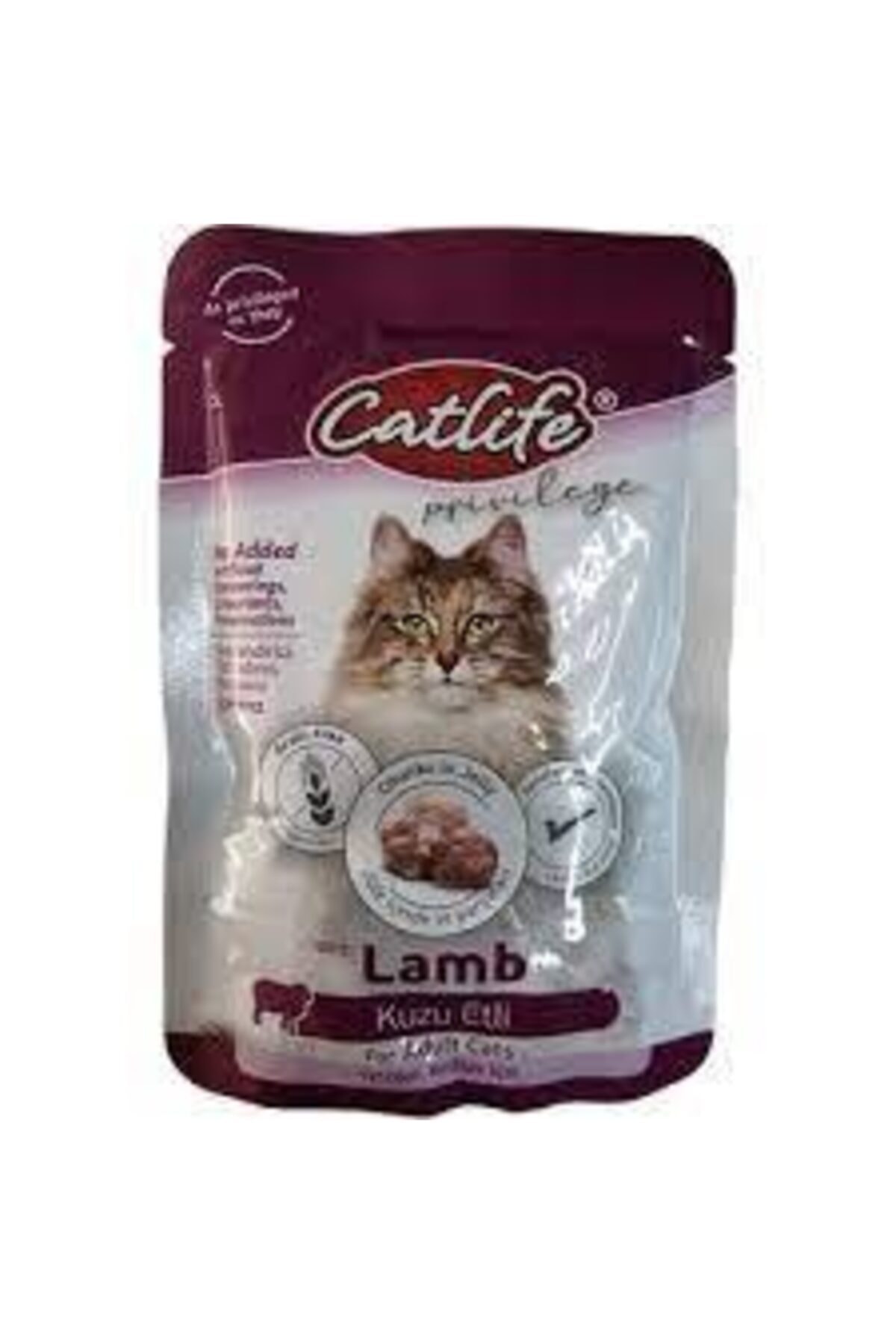 Catlife Kuzu Etli Pouch Mama 85 Gr