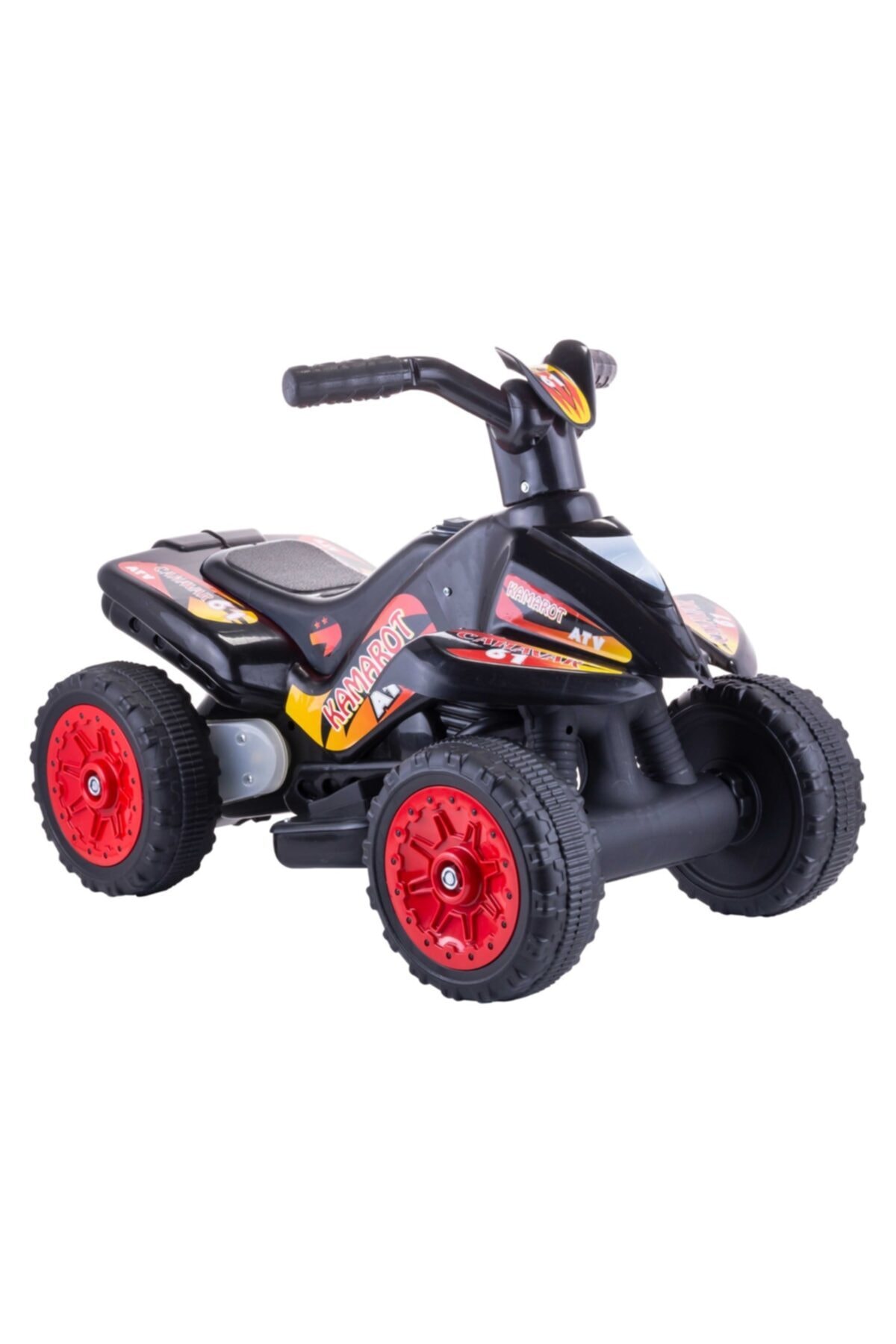 Kamarot 6v Akülü Motor Motosiklet Siyah Renk Yeni Seri