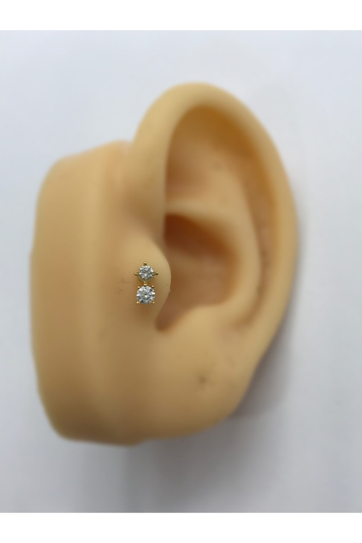 FLAMBOYANT PIERCING Altın  Kıkırdak Küpe 18 Ayar