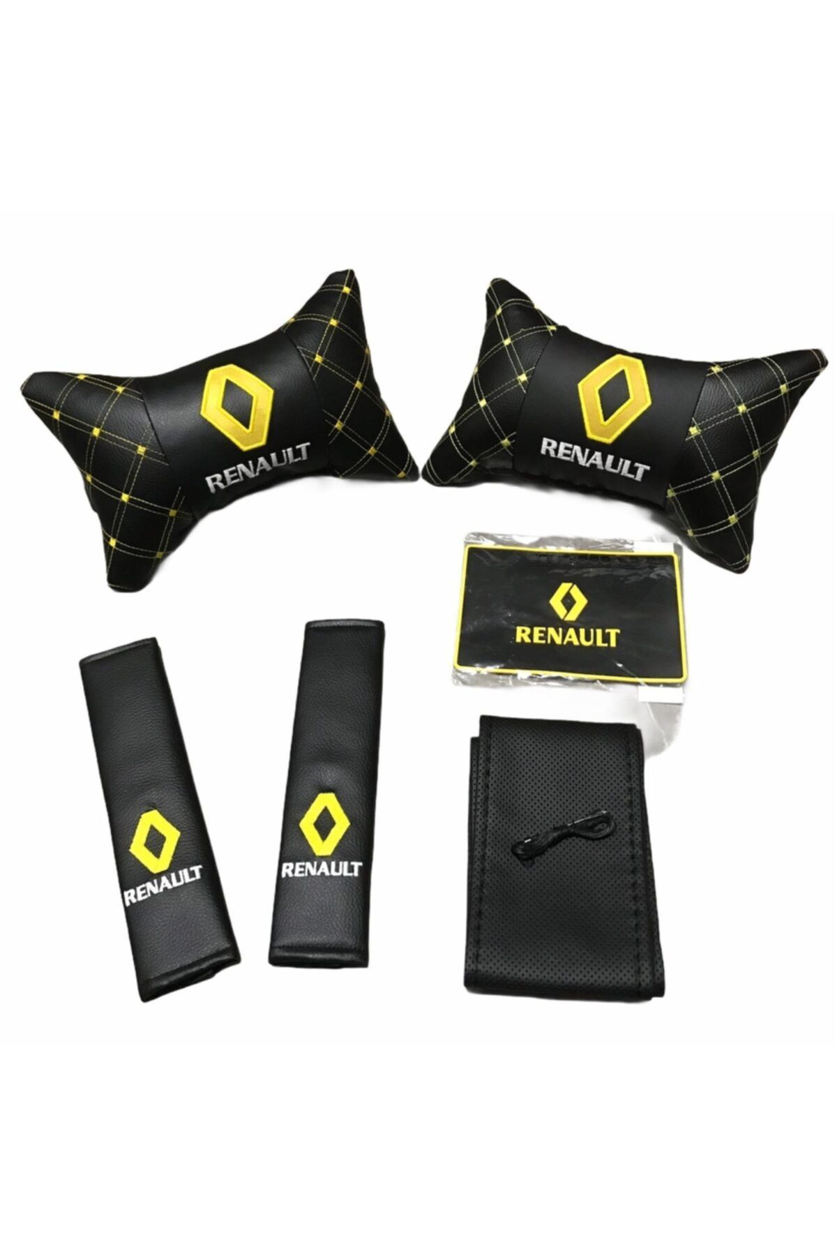 GKS Renault Broadway Deri Yastık Kemer Kaydırmaz Ped Uyumlu