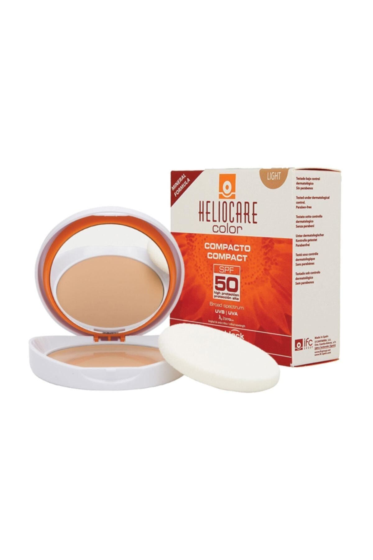 Heliocare Kapatıcı Özellikte Kompakt Güneş Koruyucu Buğday Ten Spf50 Color Compact Light 8470002367036