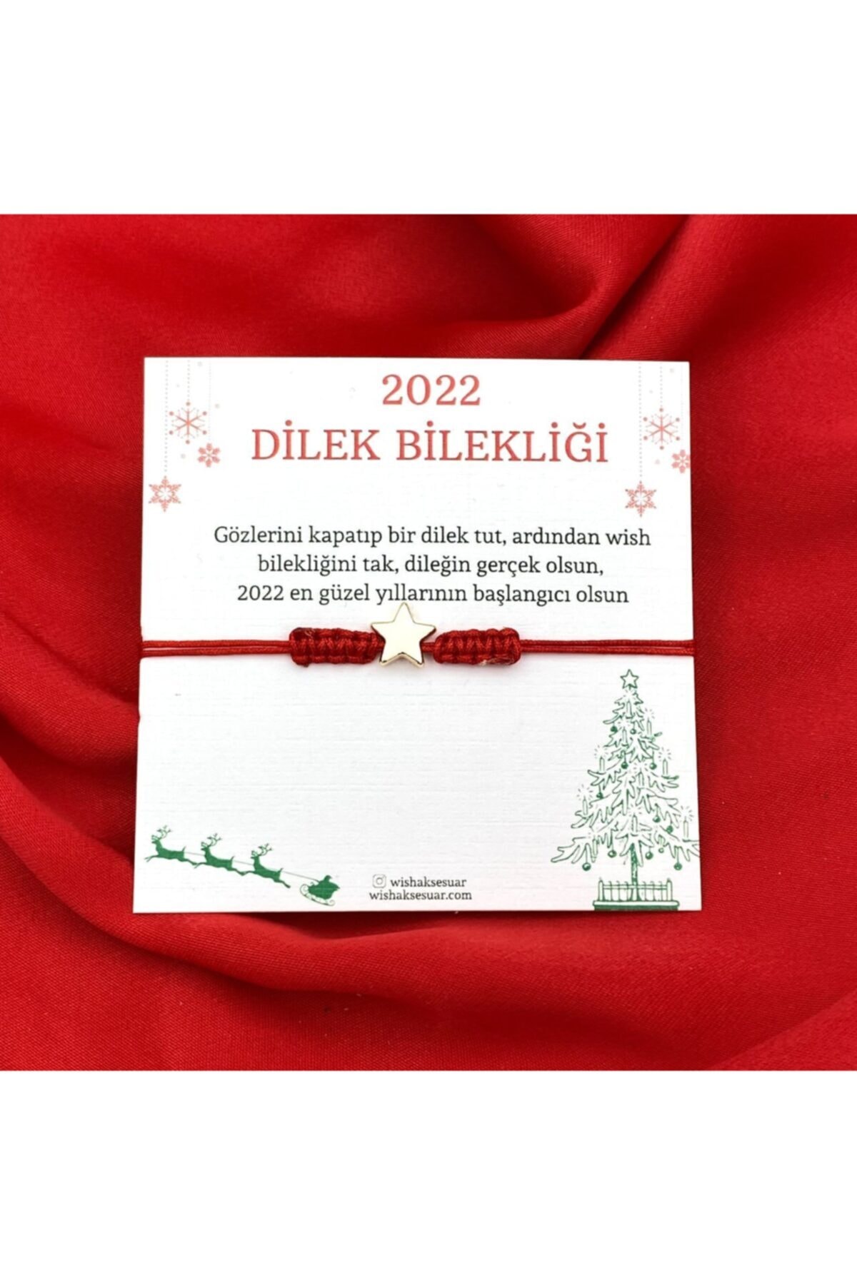 Wish Aksesuar Ipli 2022 Yeniyıl Dilek Bilekliği