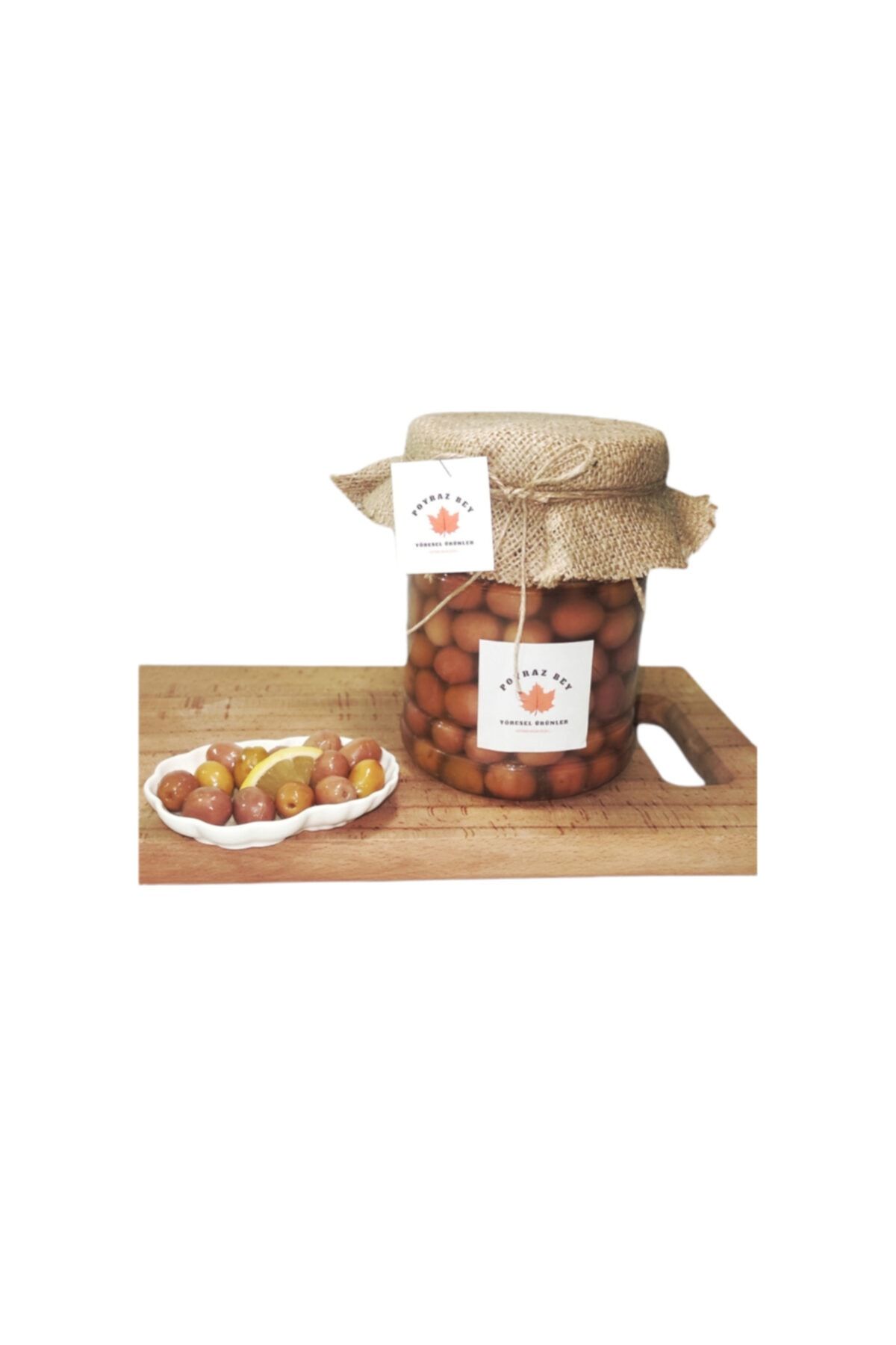 Poyraz Bey Edremit Yöresi Doğal Yeşil Çizik Zeytin M 261-290 1 kg