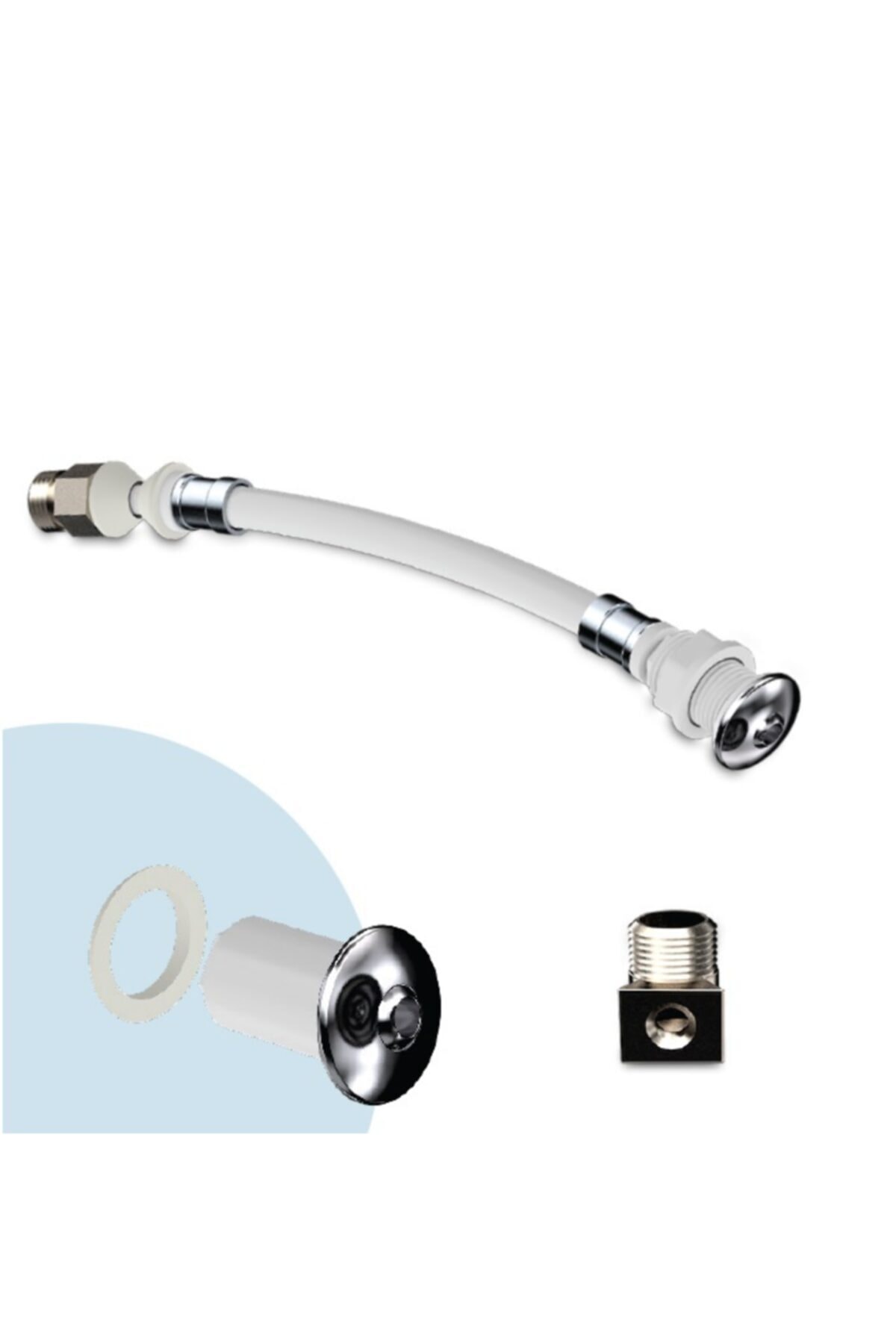 İZYAPI Asma Klozet Krom Uçlu Taharat Çubuğu