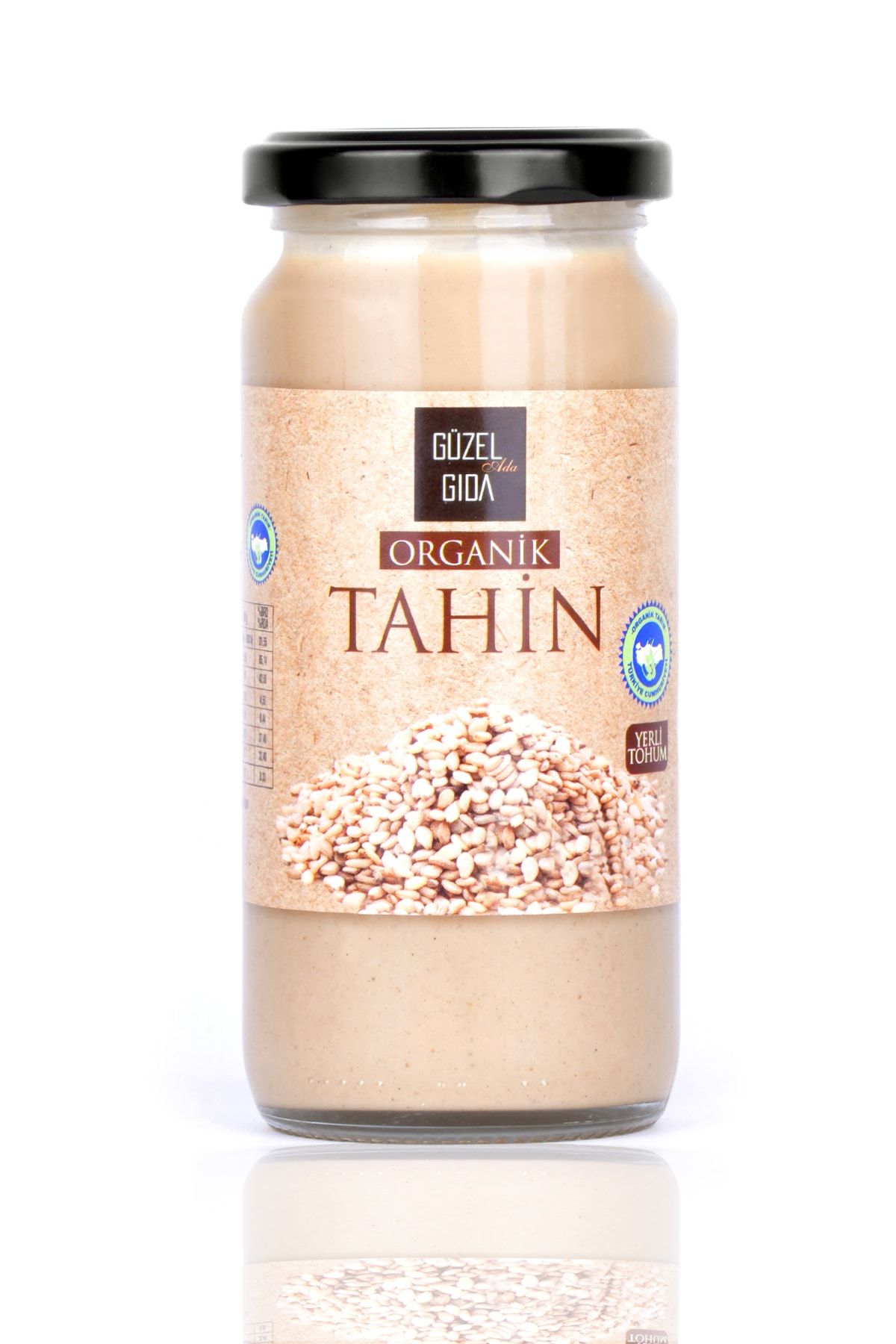 Güzel Ada Gıda Organik Tahin Yerli Susam Glutensiz