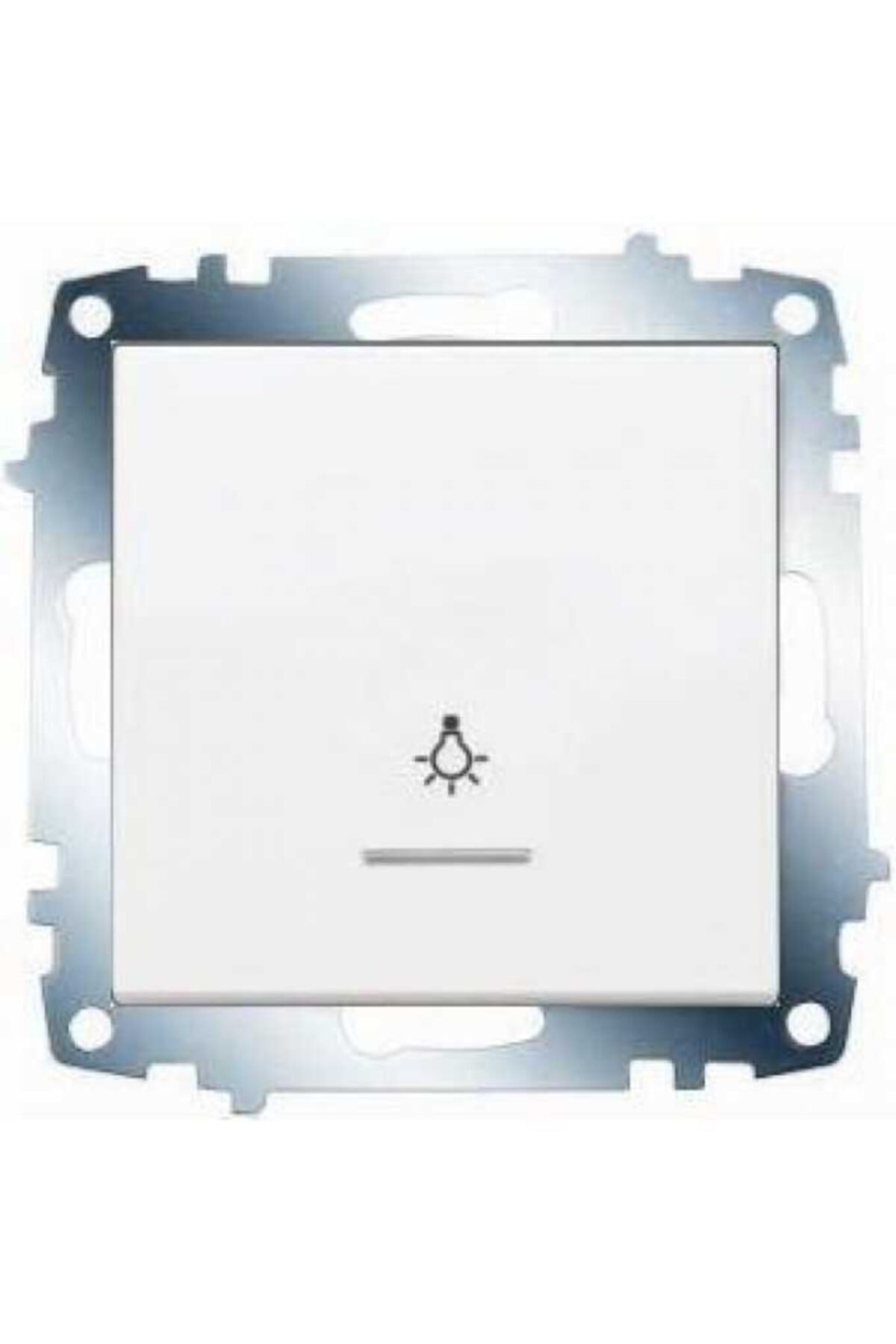 VİKO Karre Beyaz Light Çerçevesiz