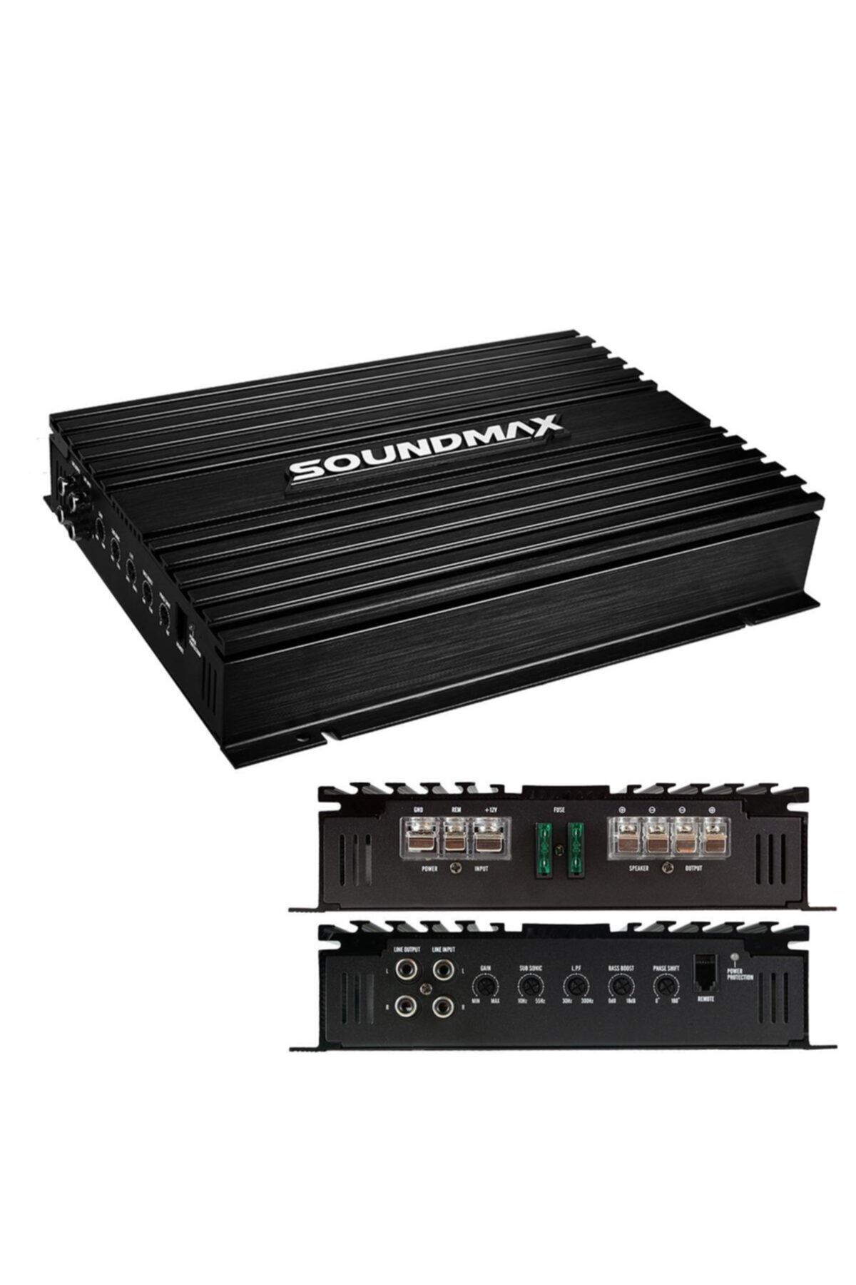 Soundmax Oto Anfi 4000w Mono Bass Control Sx-600.1d