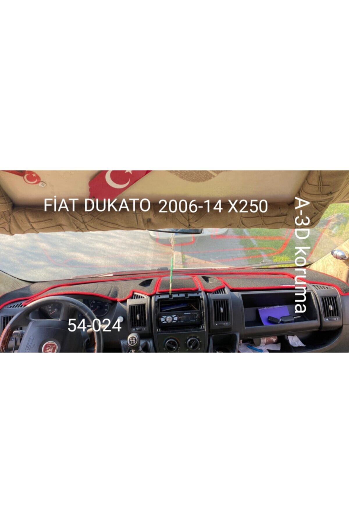 OTOMOTİF Fiat Ducato Torpido Koruması Kırmızı 2006-2014 Modellerine Uygun