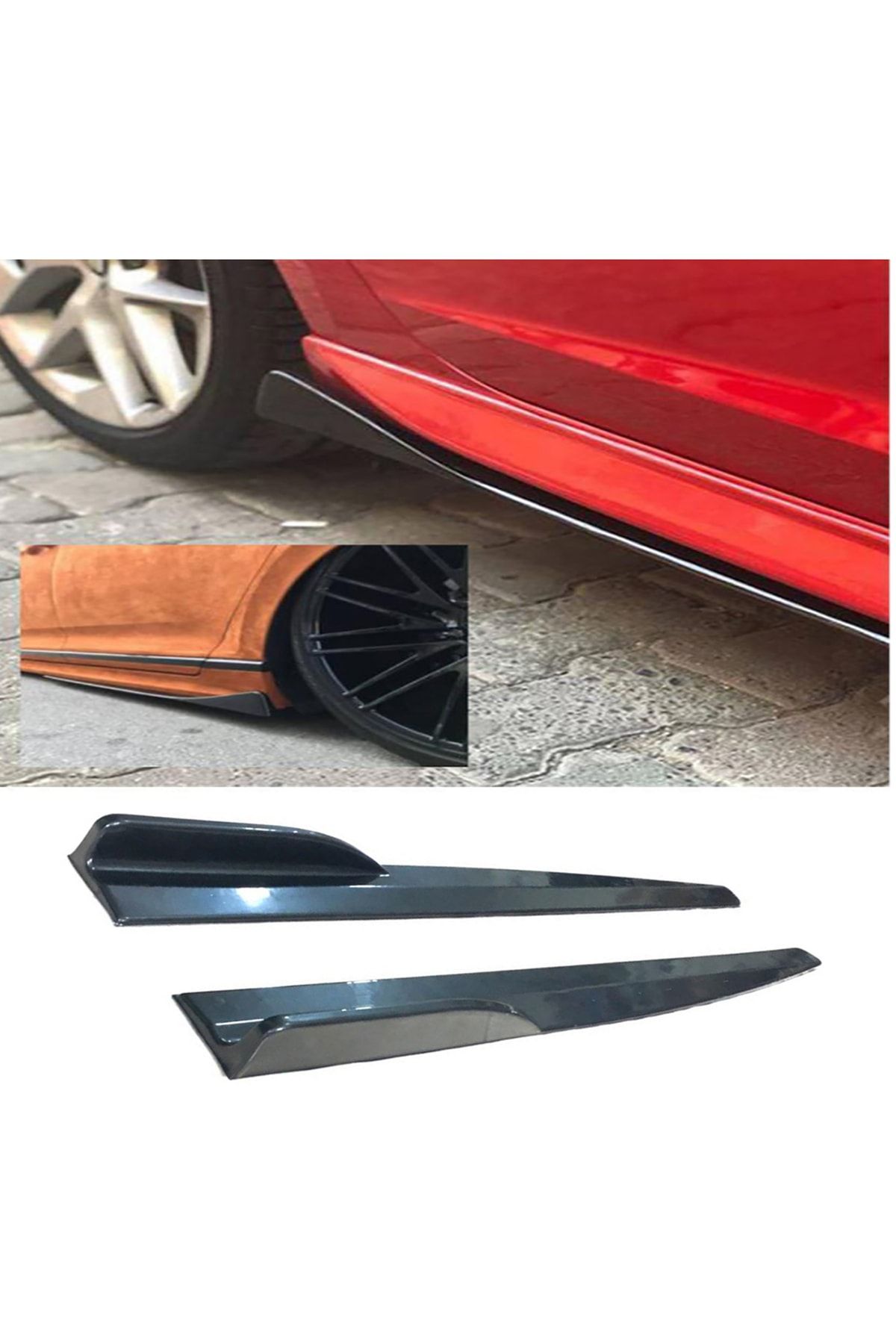 MKG Focus 1998-2005 Kulaklı Yan Marşpiyel Altı Lip Kısa 86 Cm Piona Black