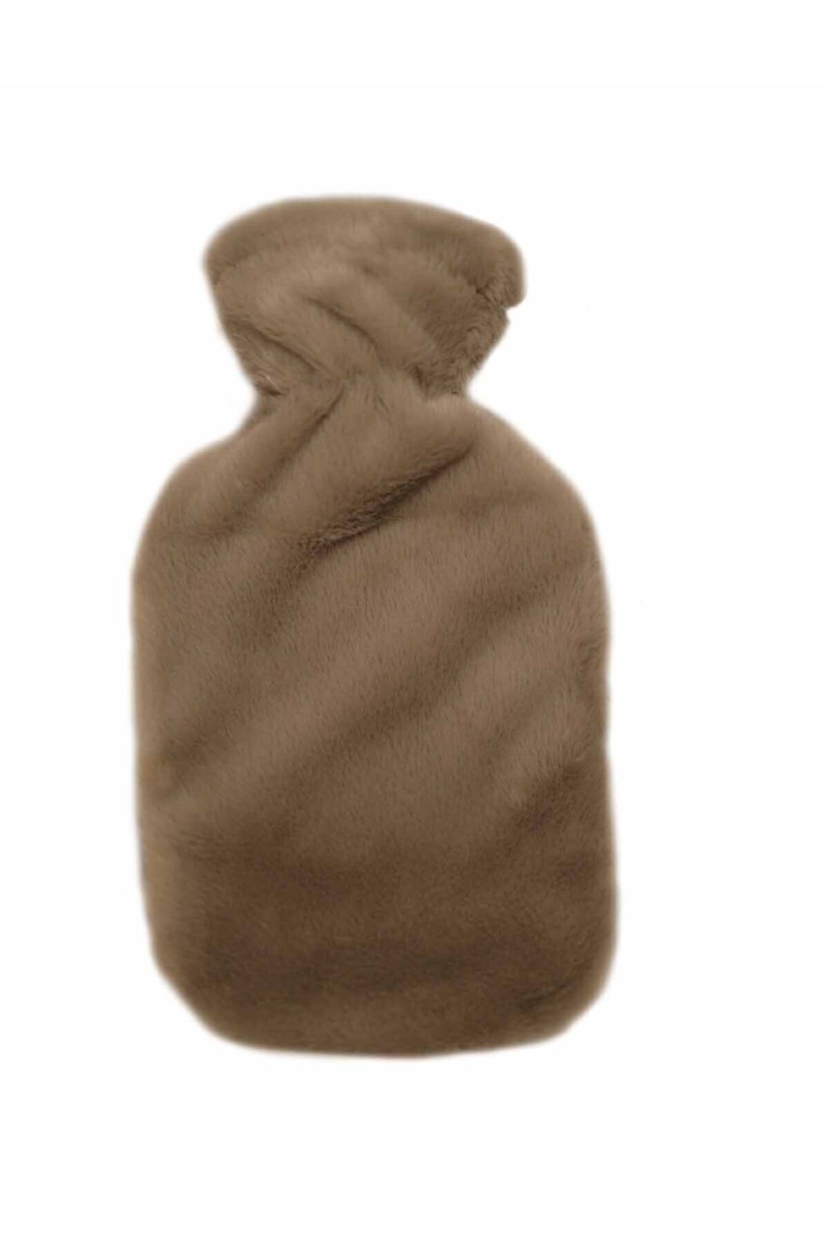 Ankaflex Highconcept Gri Peluş Kılıflı Sıcak Su Torbası Kokusuz Termofor Ayak Isıtıcı 1750 Ml 33x21 Cm