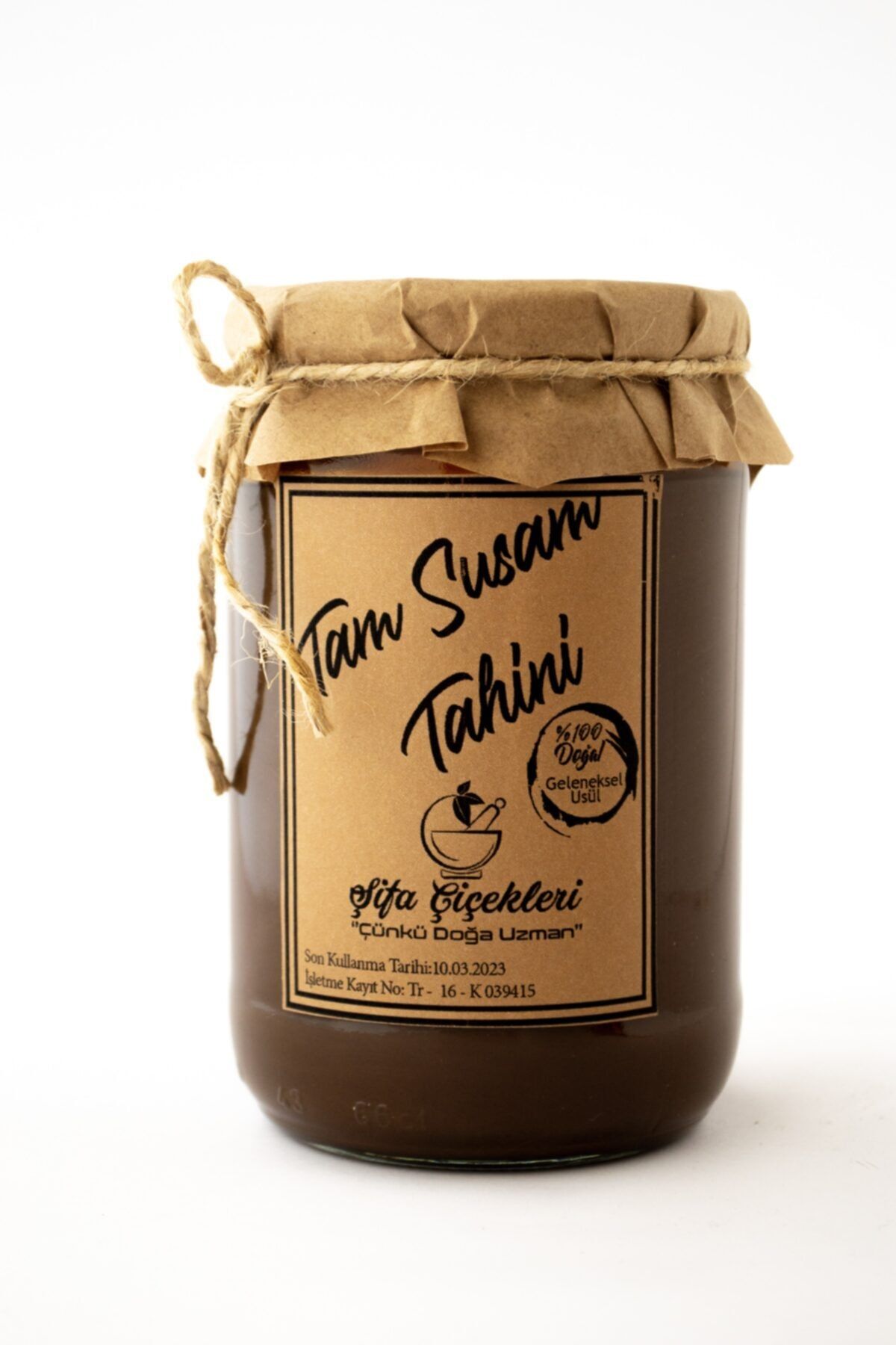 Şifa Çiçekleri Tam Susam Tahini (yerli Tohum) 650 Gr.