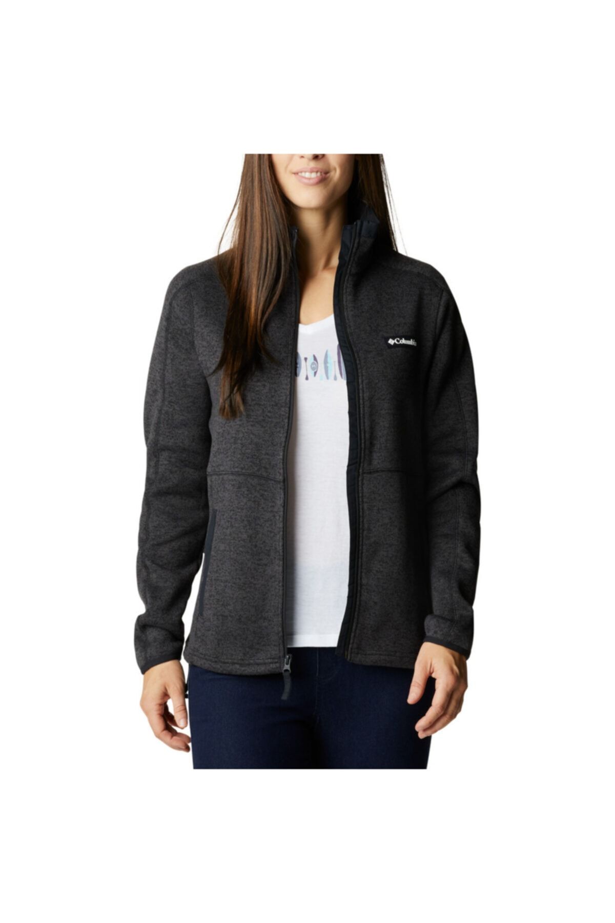 Columbia W Sweater Weather Kadın Tam Fermuarlı Polar Üst