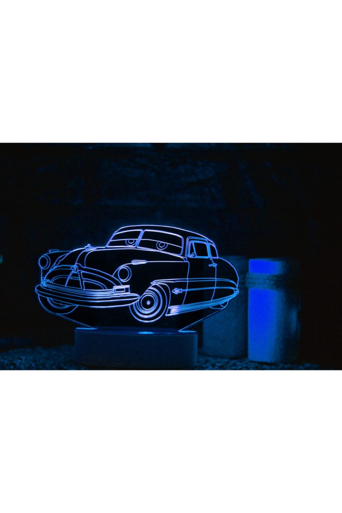 Yubi Design Hudson , Cars - Arabalar - 3 Boyutlu Dekoratif Gece Lambası 3d