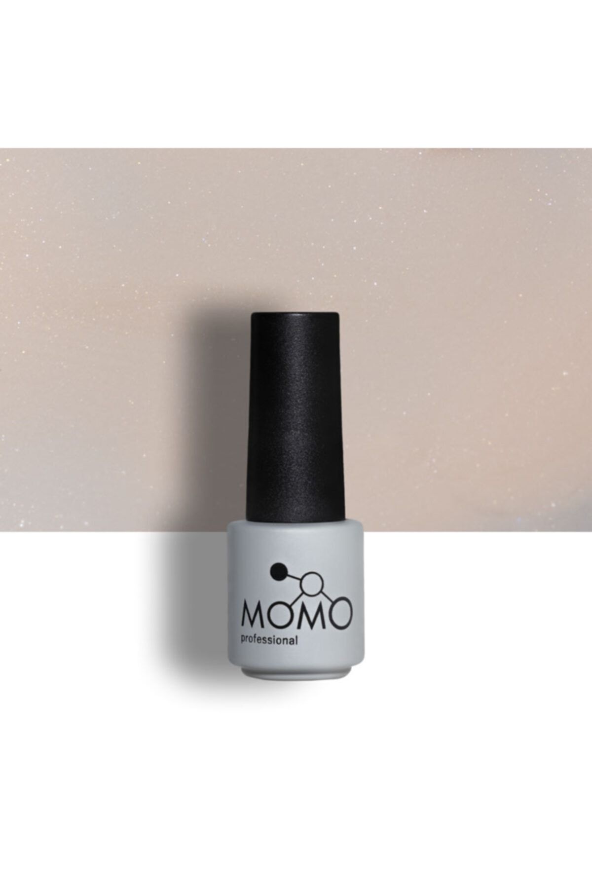 MOMO professional Kalıcı Oje S002 Şampanya Hafif Gümüş Simli , 4ml