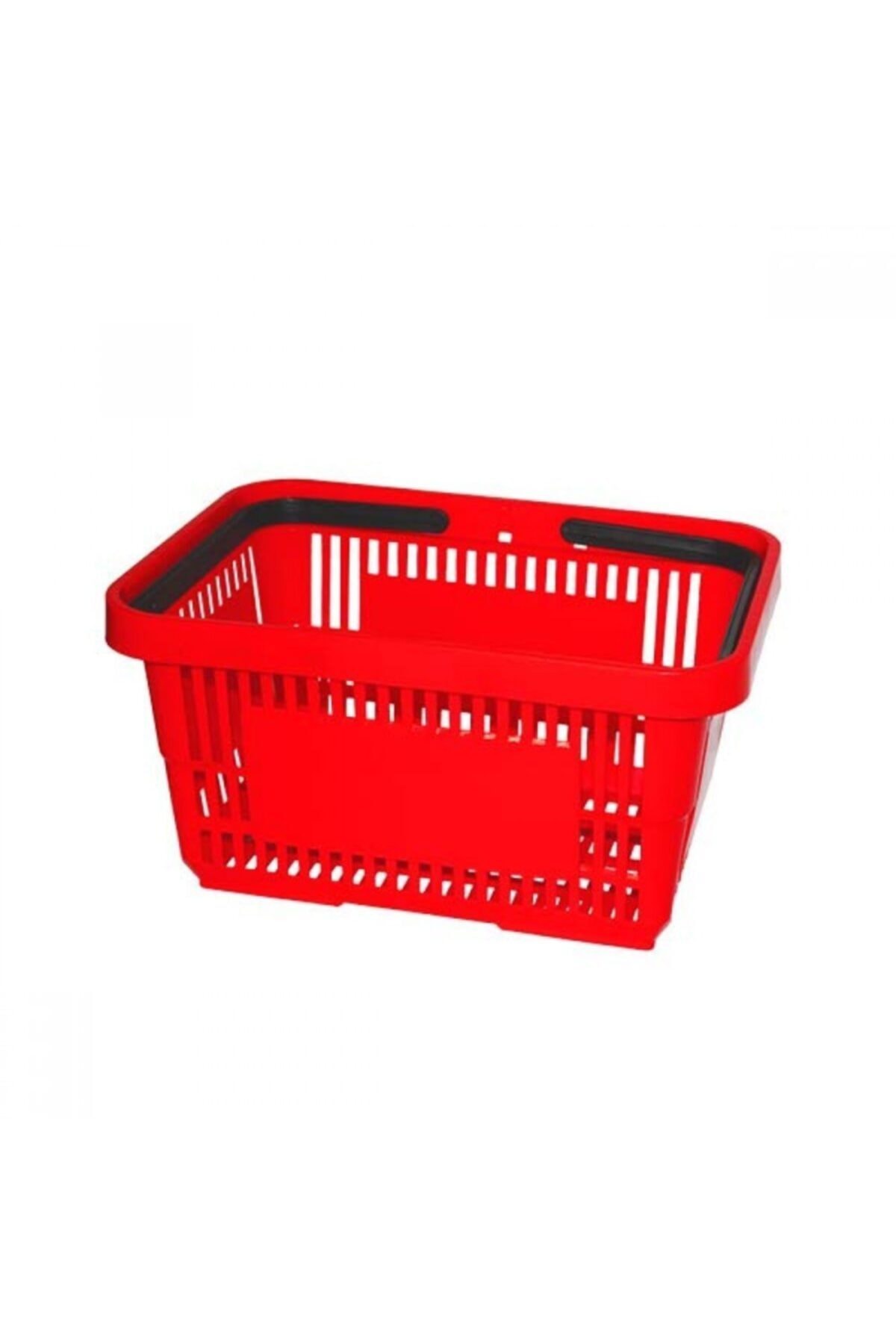 asPOS Display Market Alışveriş Sepeti Kırmızı 28 lt 10 Adet