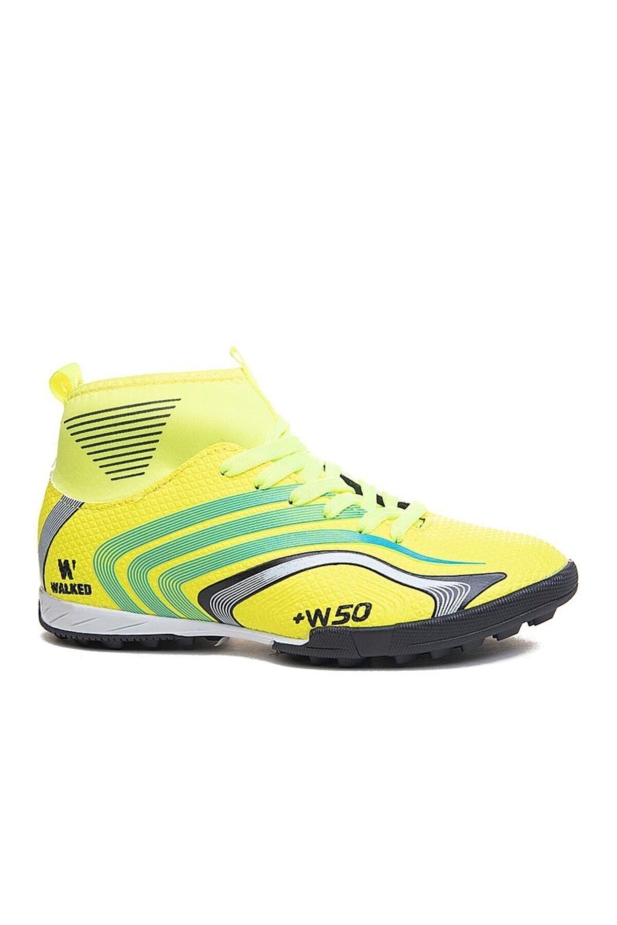Walked Çoraplı Sarı Wlk450 Halı Saha Futbol Ayakkabısı