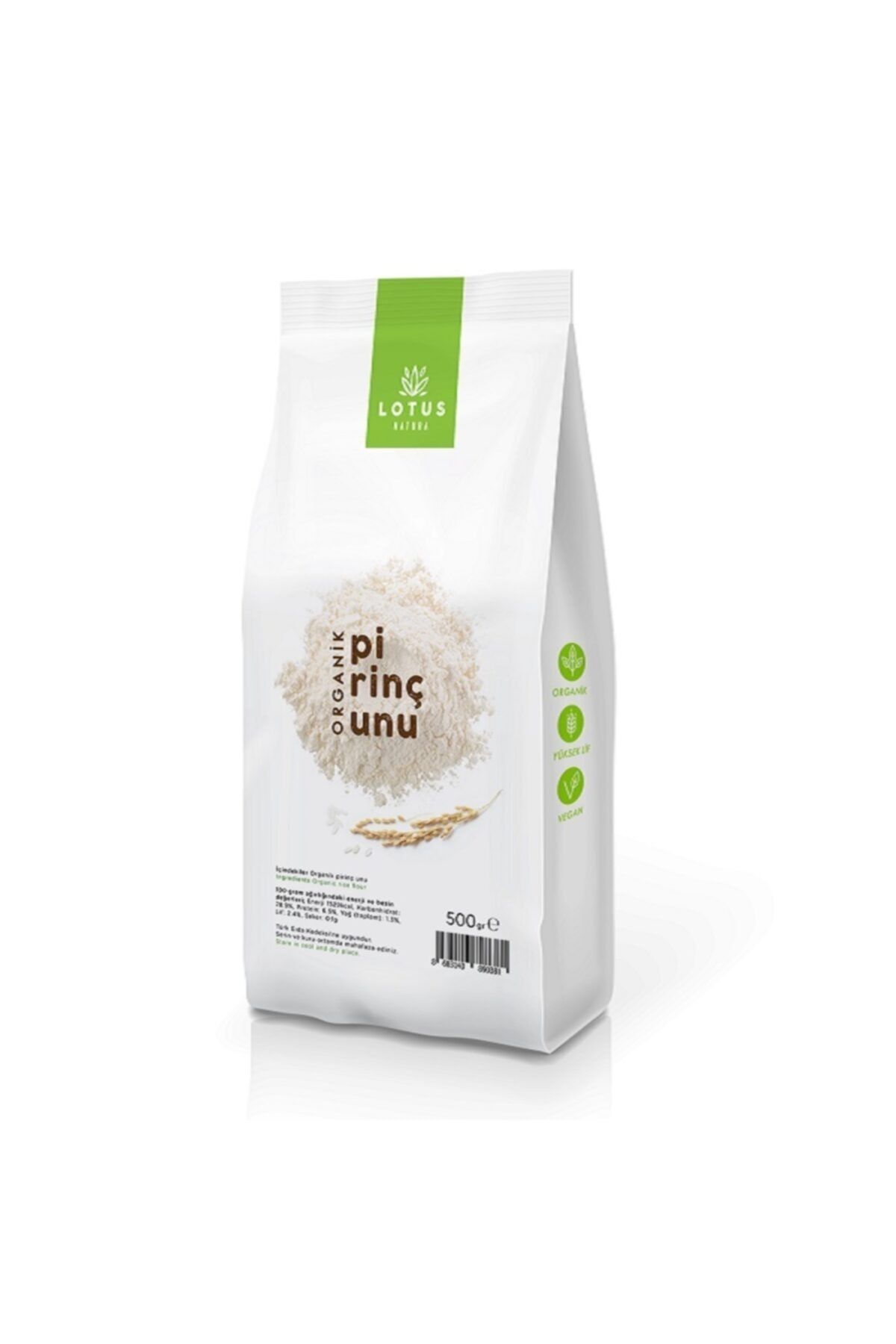 Lotus Natura Organik Pirinç Unu 500 Gr
