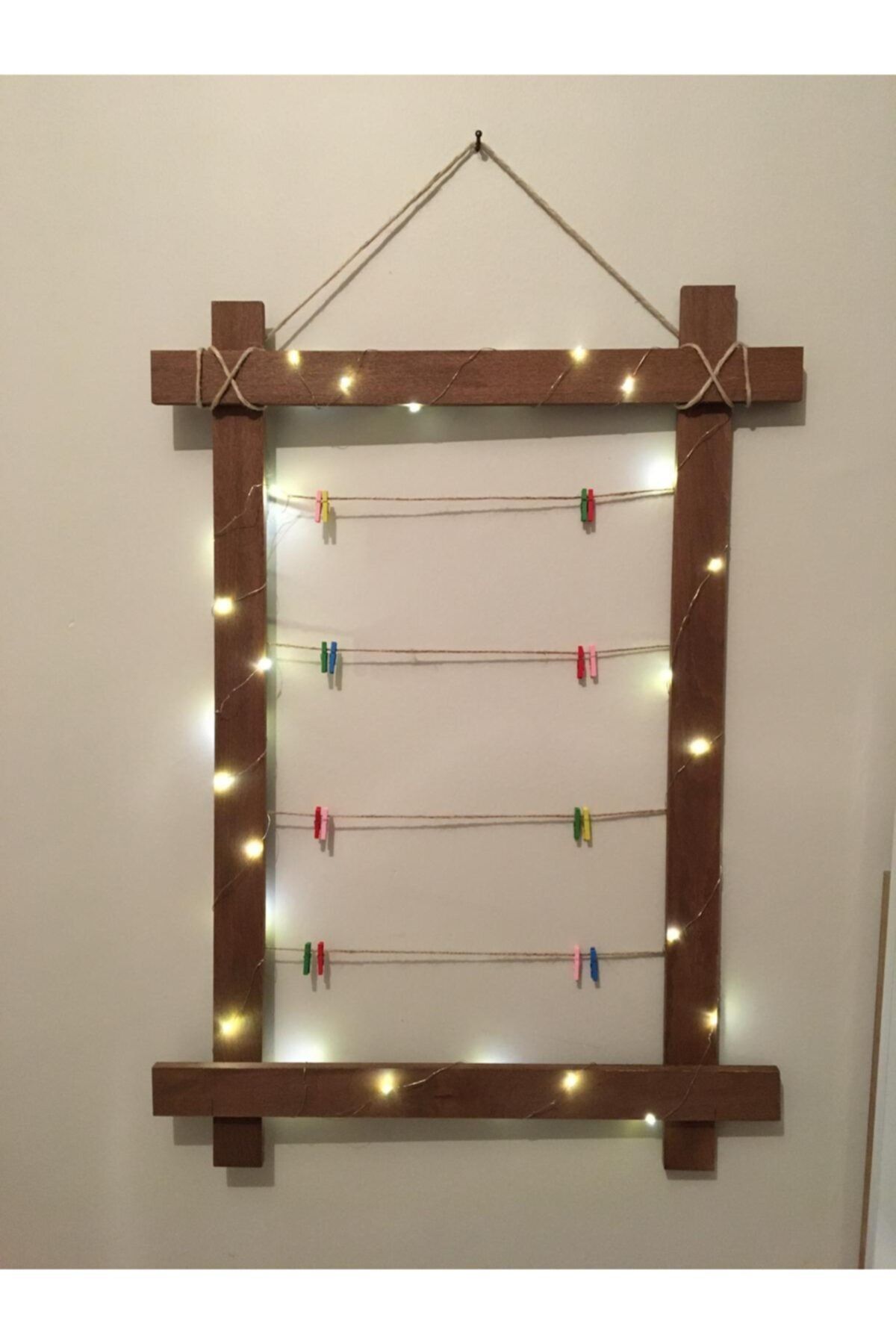 FATİH GLASSART Ahşap Ledli Fotoğraf Çerçevesi