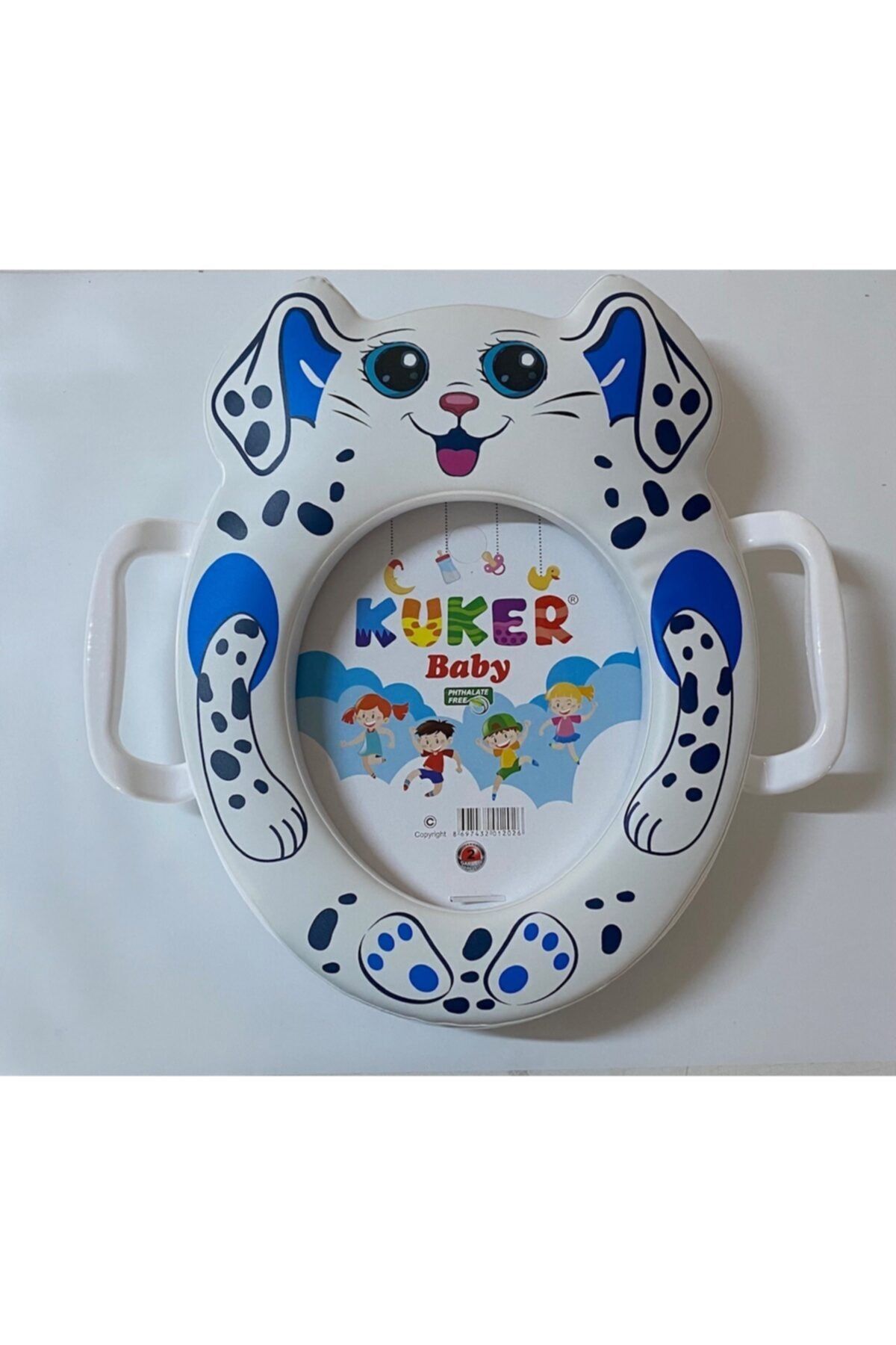 Tuka Home Lazımlık Çocuk Bebek Klozet Aparatı Köpek Desenli Mavi