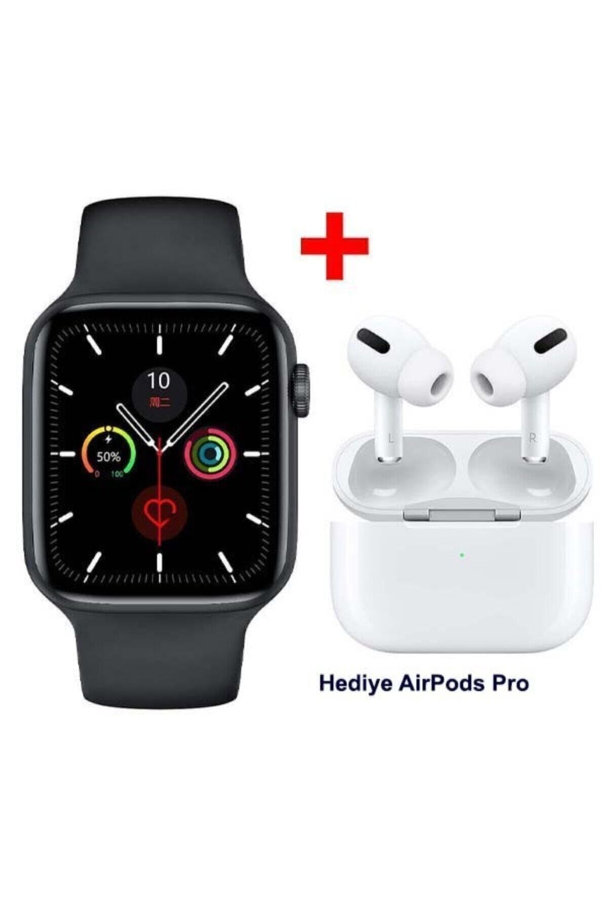 SmartWatch Iphone Ve Android Uyumlu Watch 6 Plus Ve Airpods Pro En Son Nesil Yan Düğme Aktif