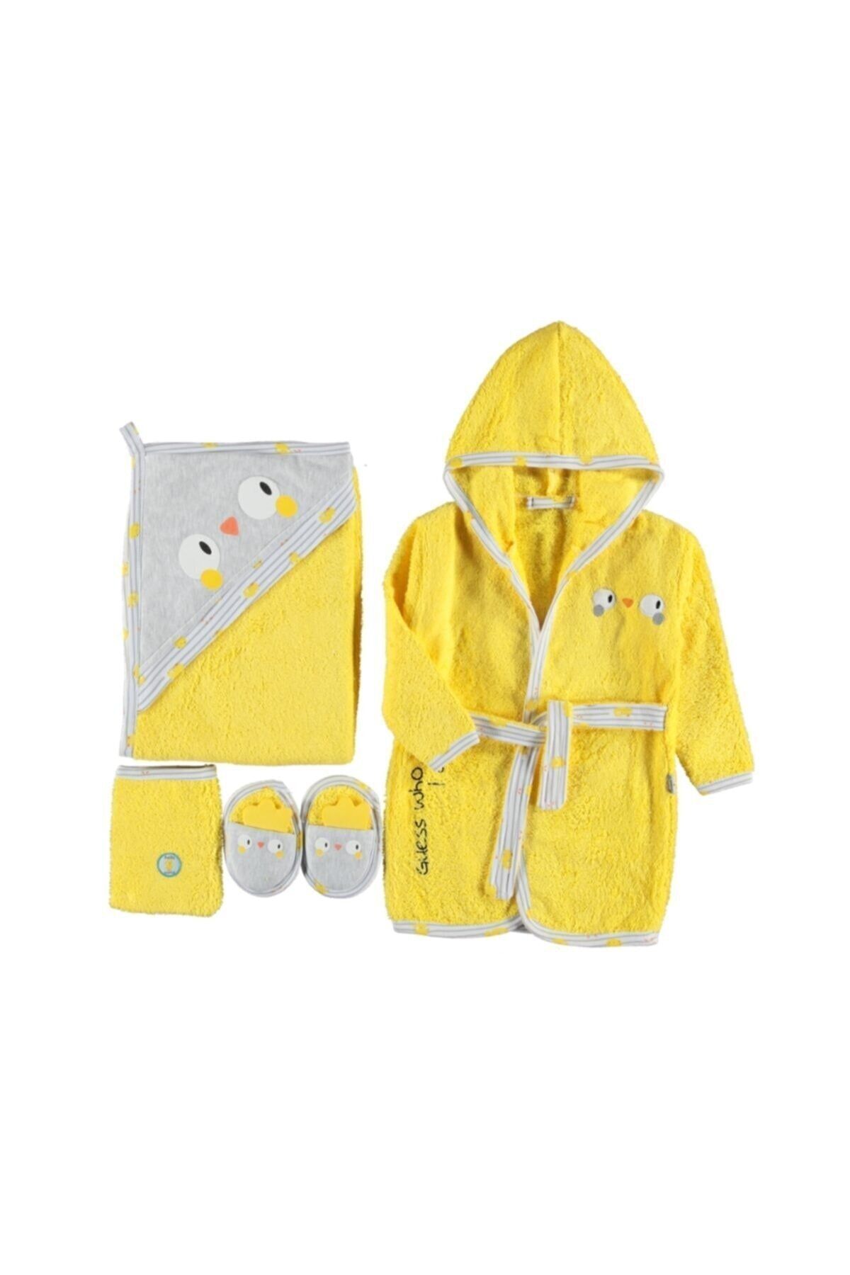 Miniword Civcivli Bornoz Set 4 Lü