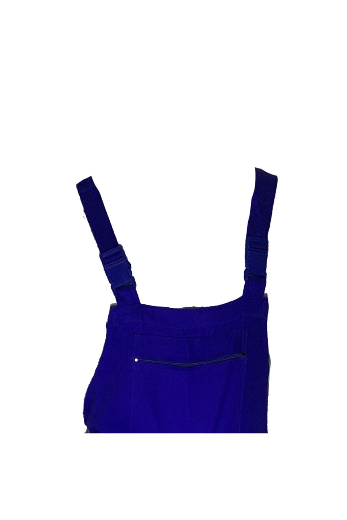 BURİŞ Bahçıvan Tulum Saks Mavi Gabardin Kumaş (s Beden)