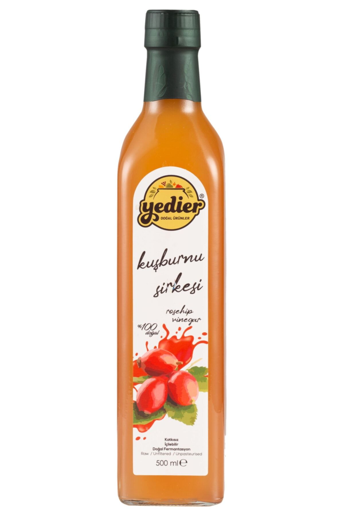 Yedier Kuşburnu Sirkesi 500 ml