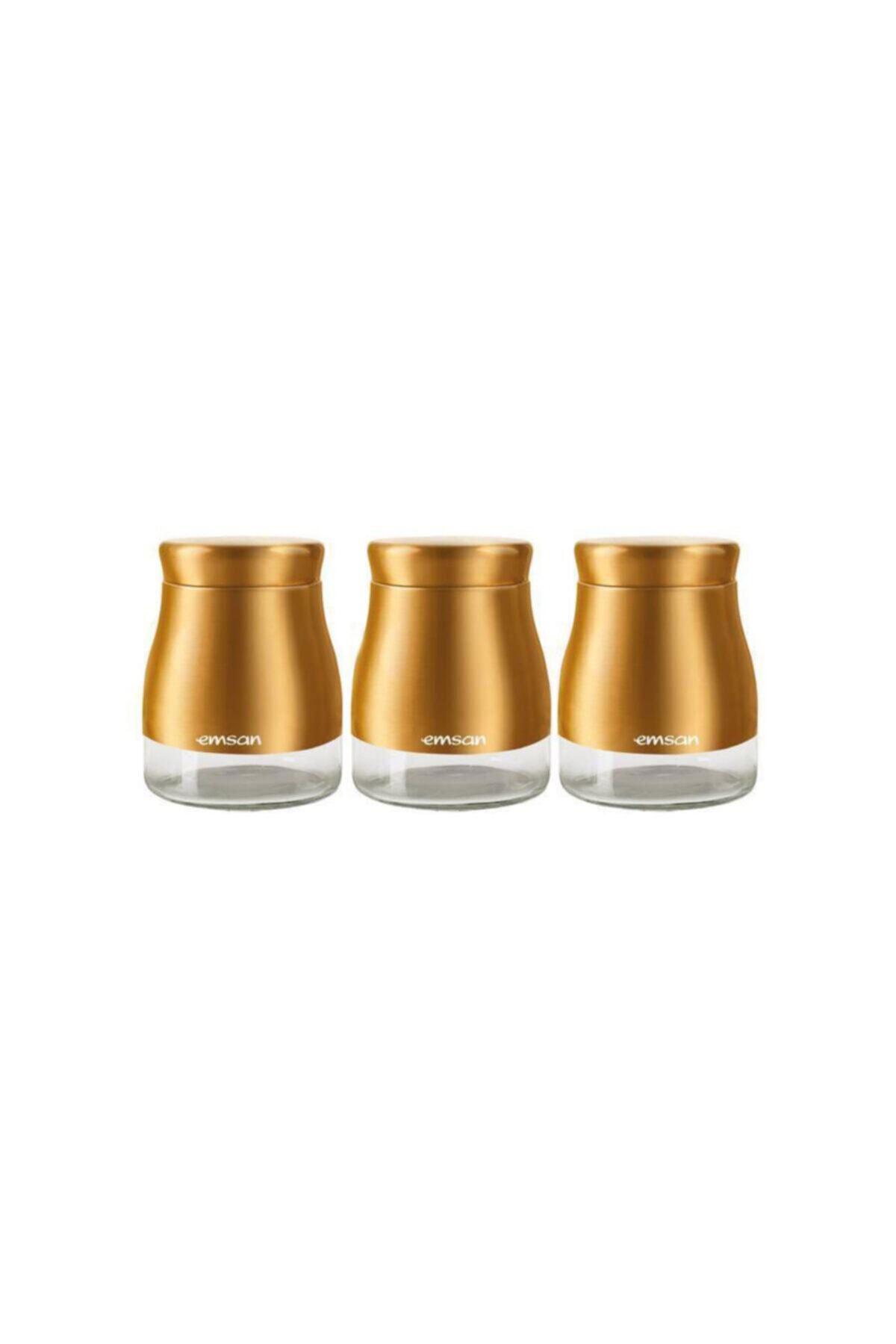 Emsan Kavanoz St. 3 Lü Küçük Verna Rosegold
