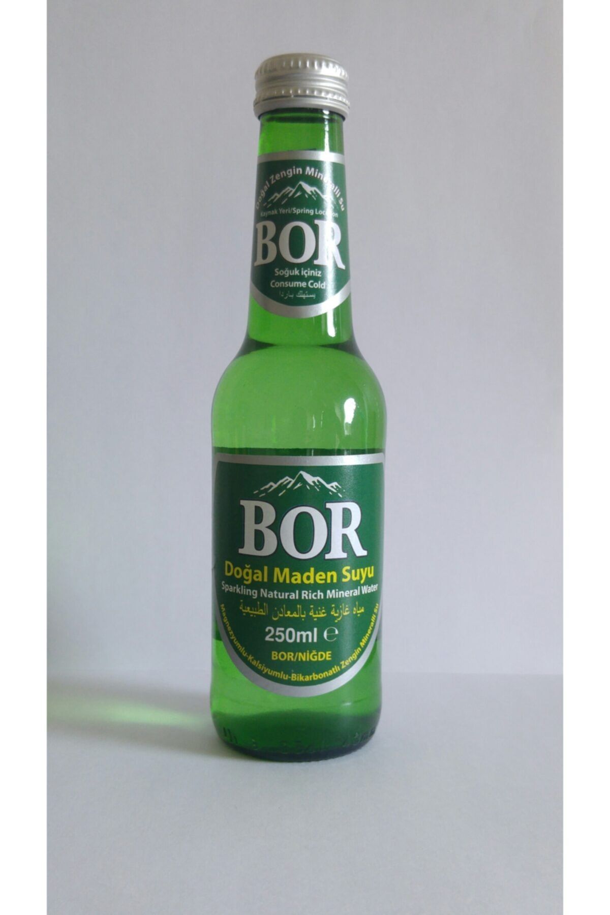 Bor 250 cc Sade Maden Suyu 24 Lü (vidalı Kapak)