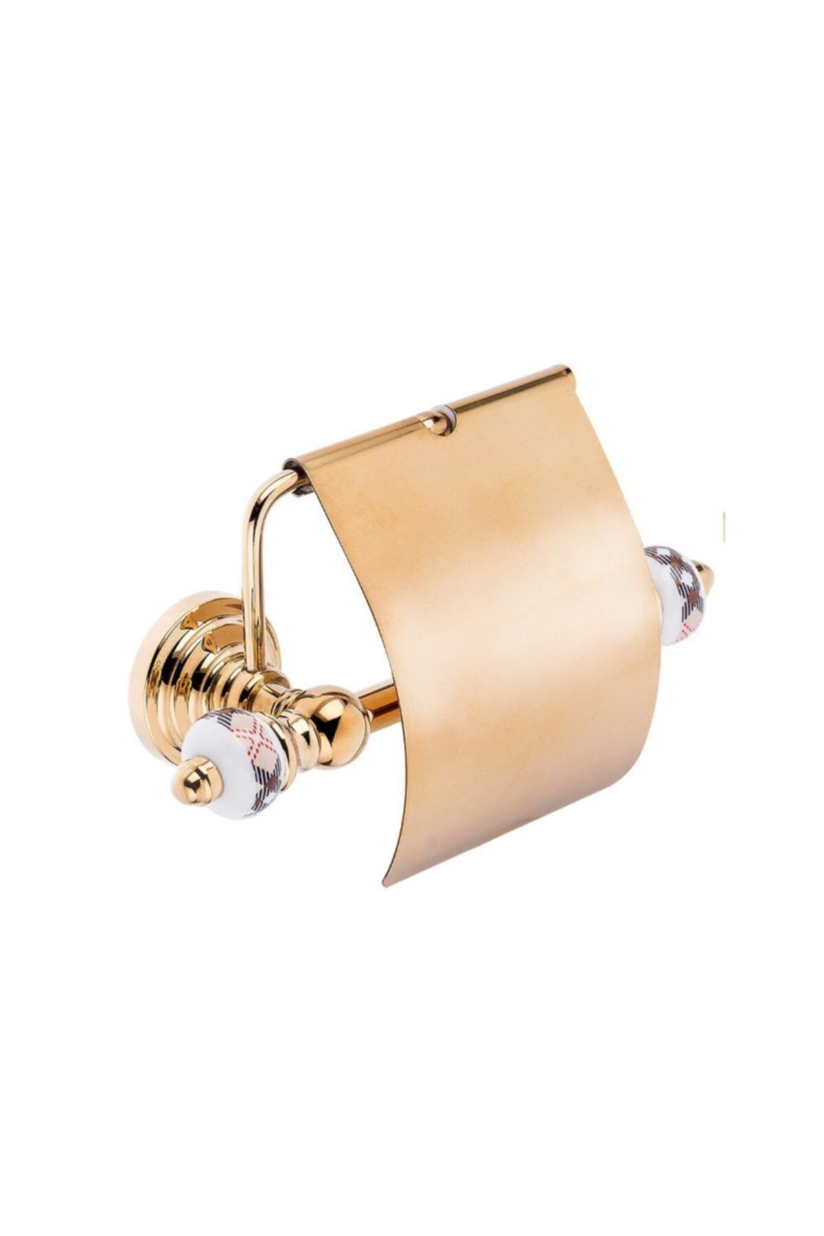 Pure Concept Geometrik Ekose / Pvd Gold Kapaklı Kağıtlık