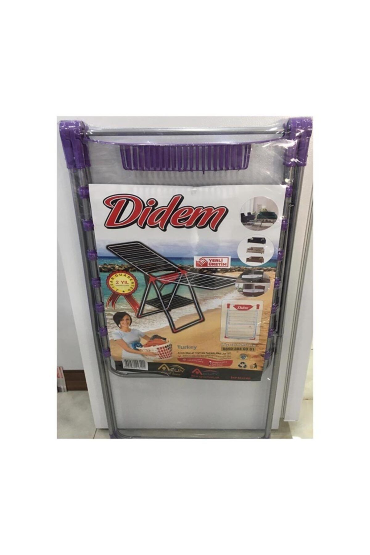 Didem Çamaşır Kurutma Askılığı Mor