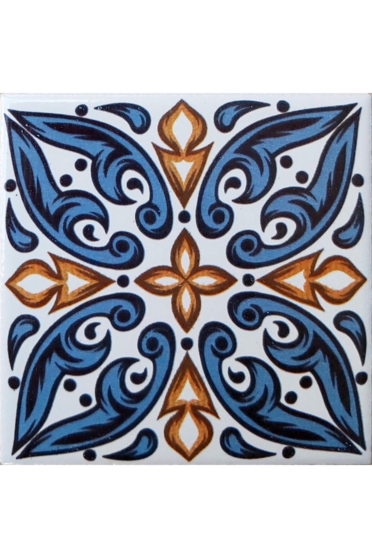 CAN SERAMİK – 10*10 Cm. Cç-10 Kütahya Çini Karo ( 5' Li 1 Paket)